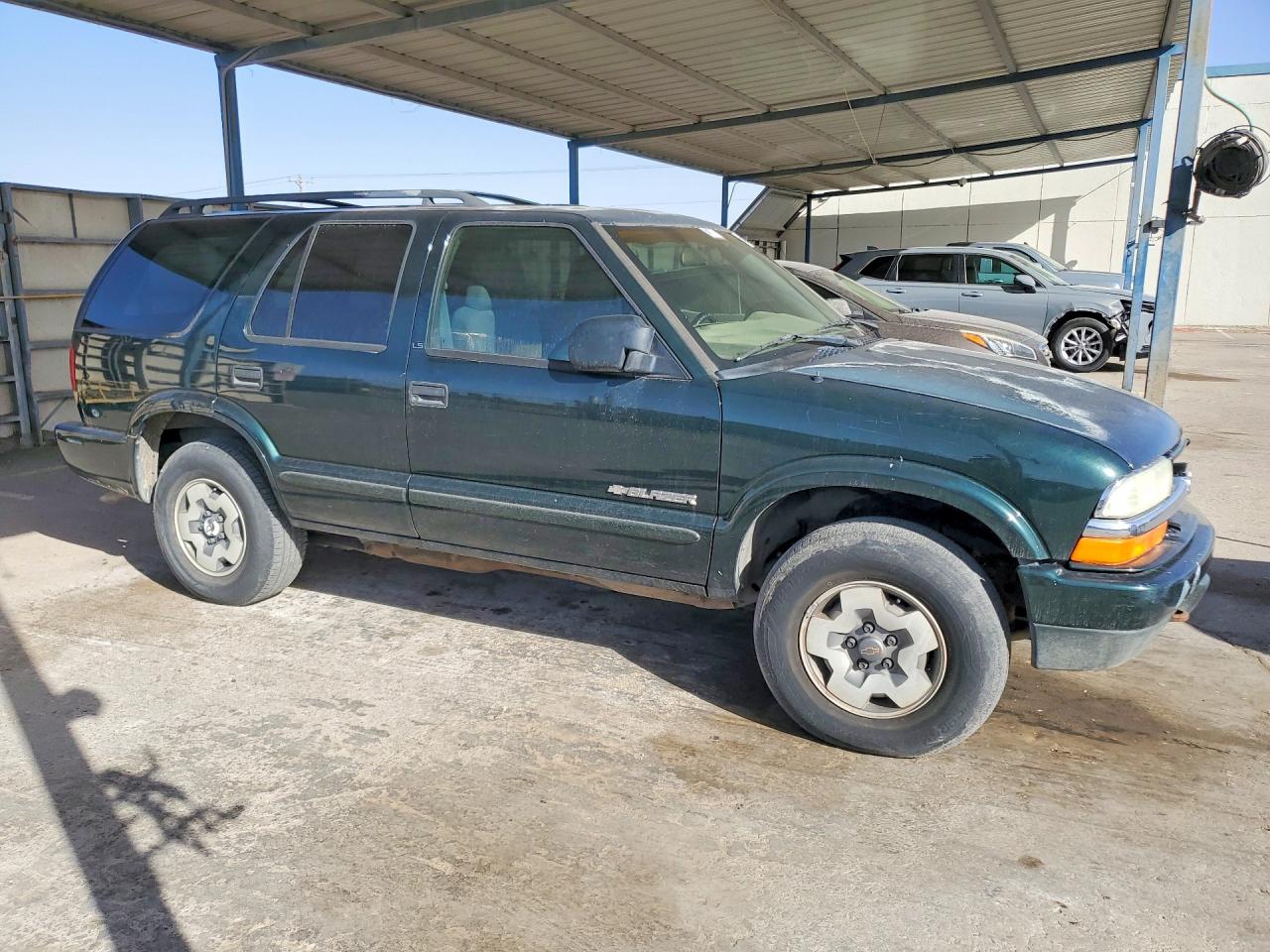 2003 Chevrolet Blazer Green vin: 1GNDT13X93K176133
