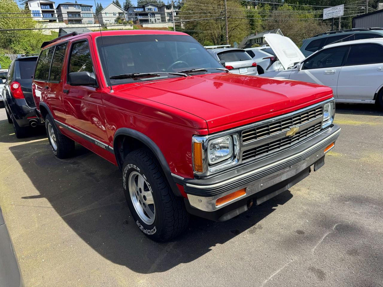1991 Chevrolet Blazer S10 Red vin: 1GNDT13Z8M2260740