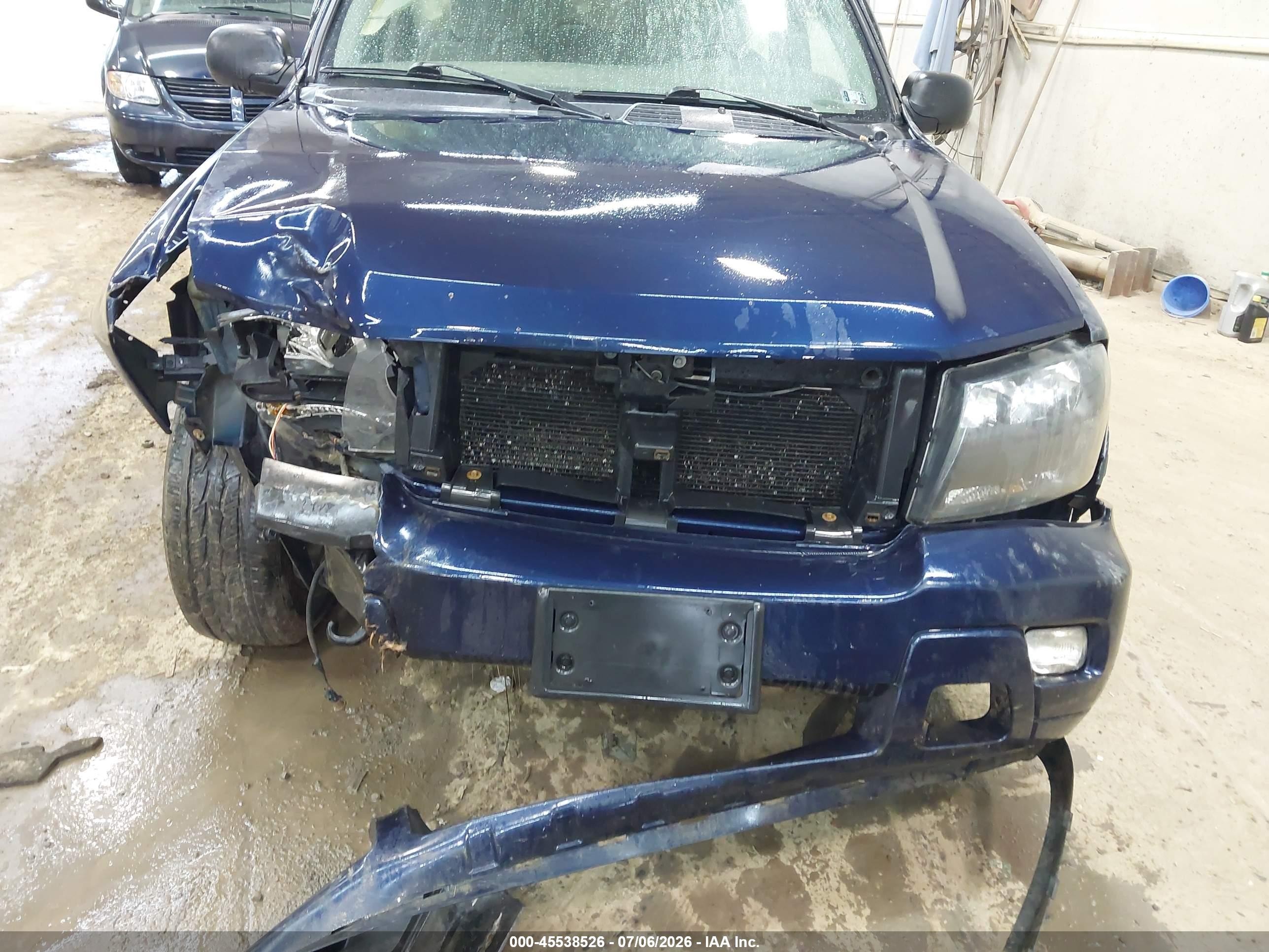 2009 Chevrolet Trailblazer Lt Синий vin: 1GNDT33S092102401