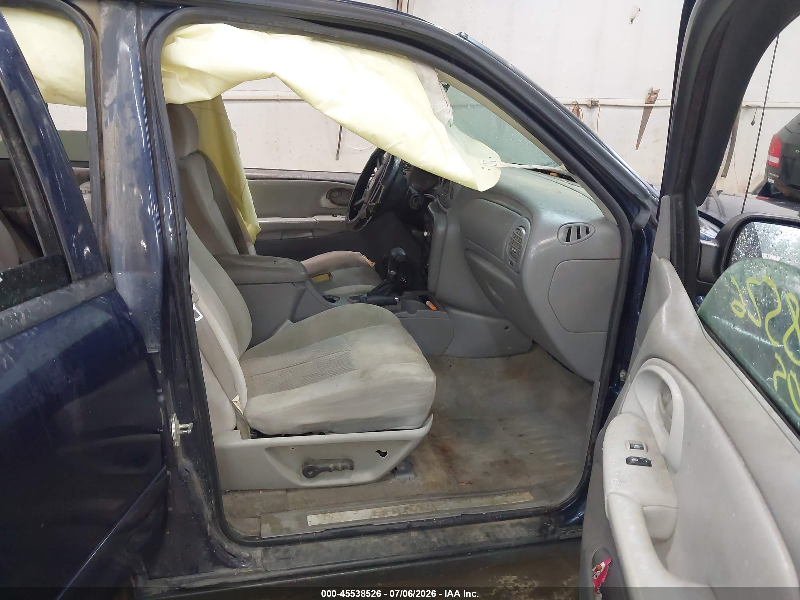 2009 Chevrolet Trailblazer Lt Синий vin: 1GNDT33S092102401
