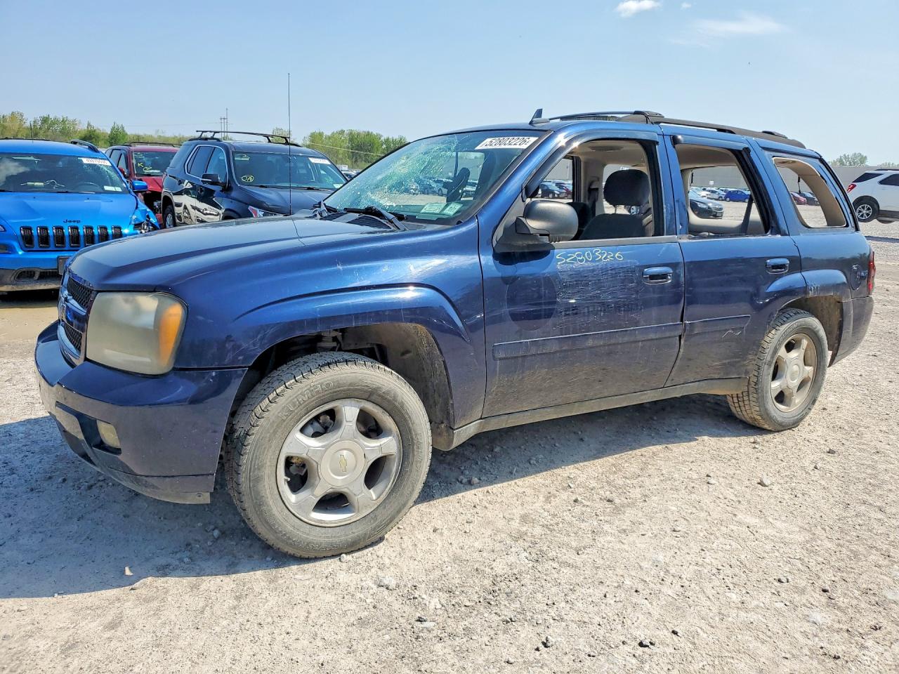 2009 Chevrolet Trailblazer Lt Blue vin: 1GNDT33S092127931