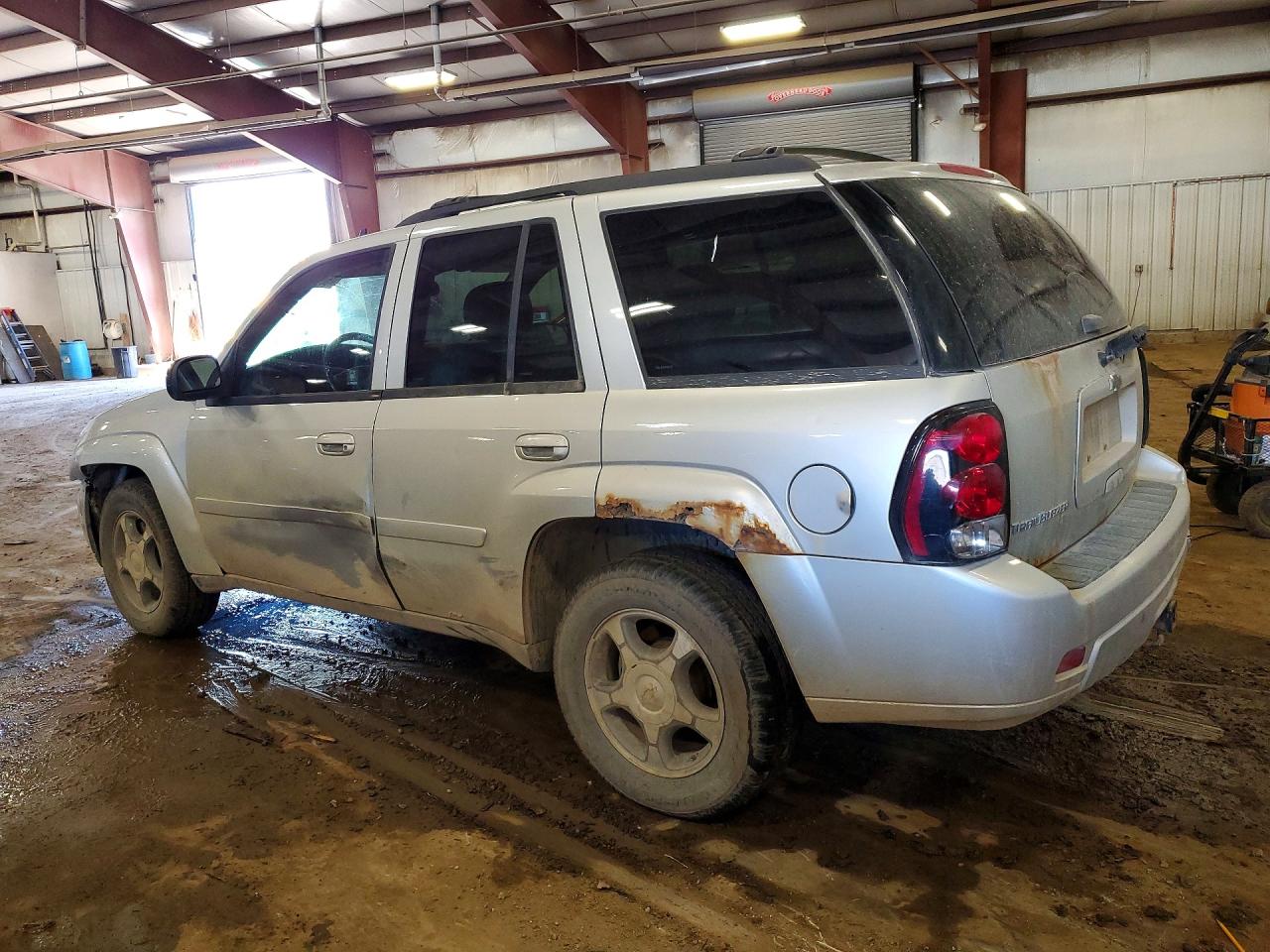 2009 Chevrolet Trailblazer Lt Silver vin: 1GNDT33S092128383