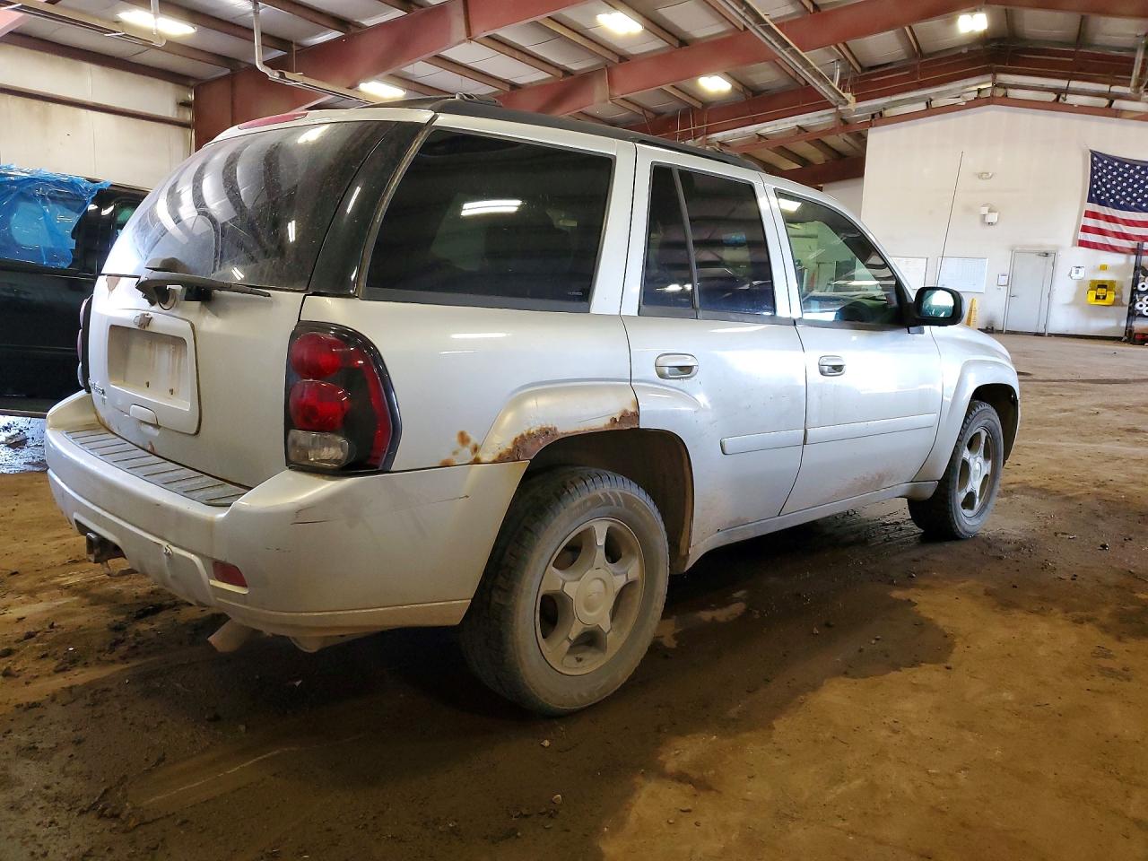 2009 Chevrolet Trailblazer Lt Silver vin: 1GNDT33S092128383