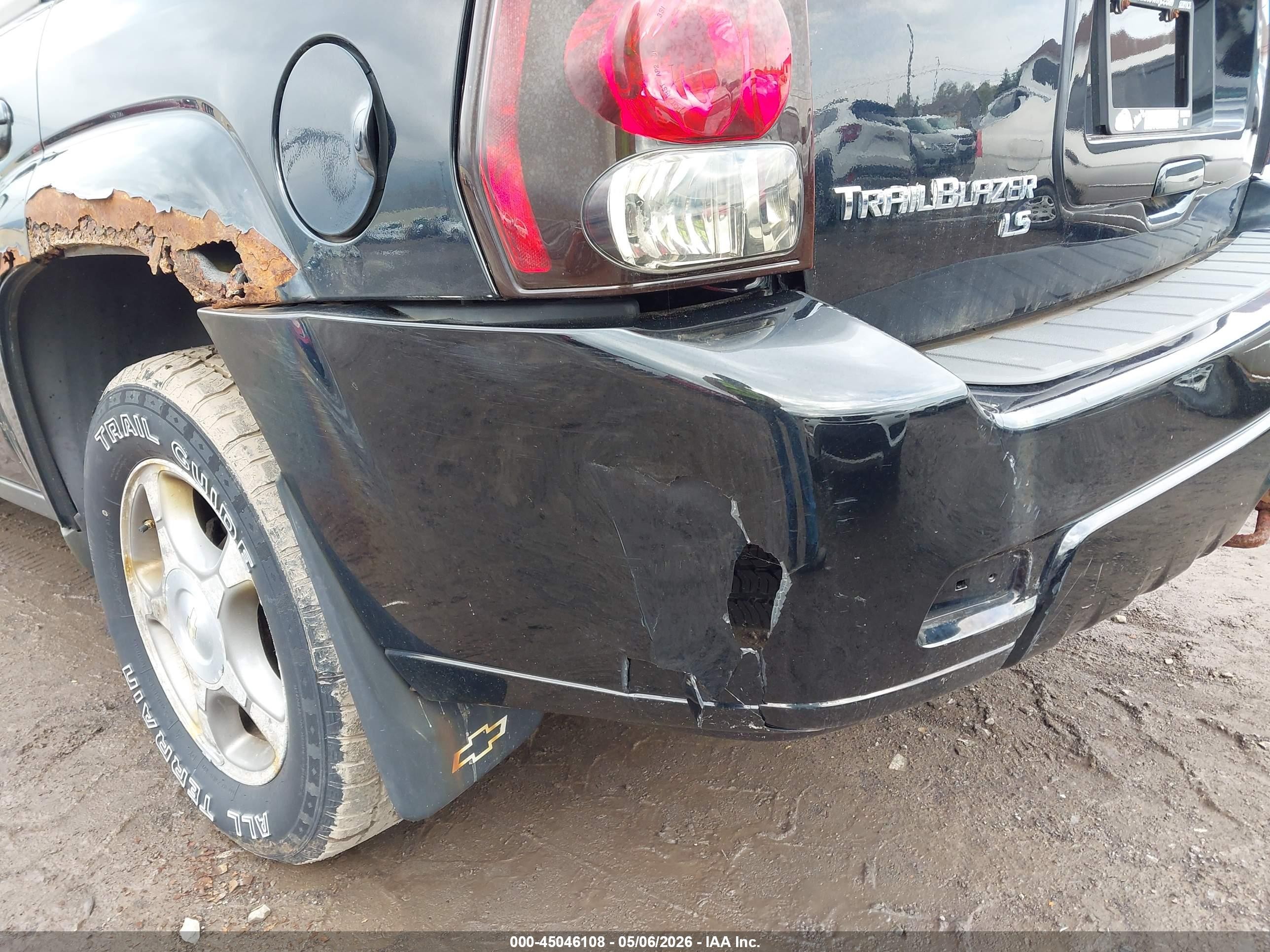 2009 Chevrolet Trailblazer Lt Черный vin: 1GNDT33S292109785