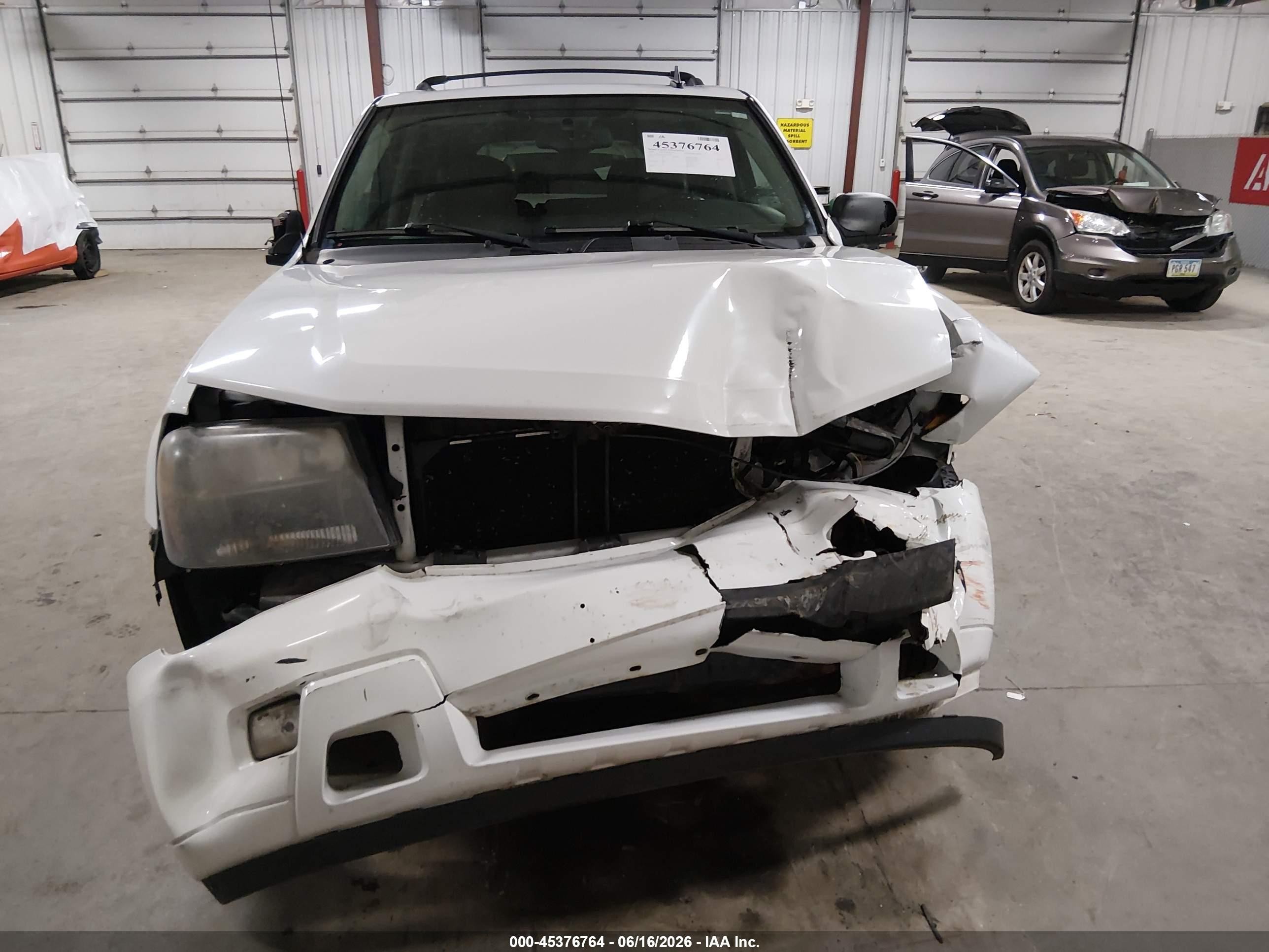 2009 Chevrolet Trailblazer Lt Белый vin: 1GNDT33S292110449