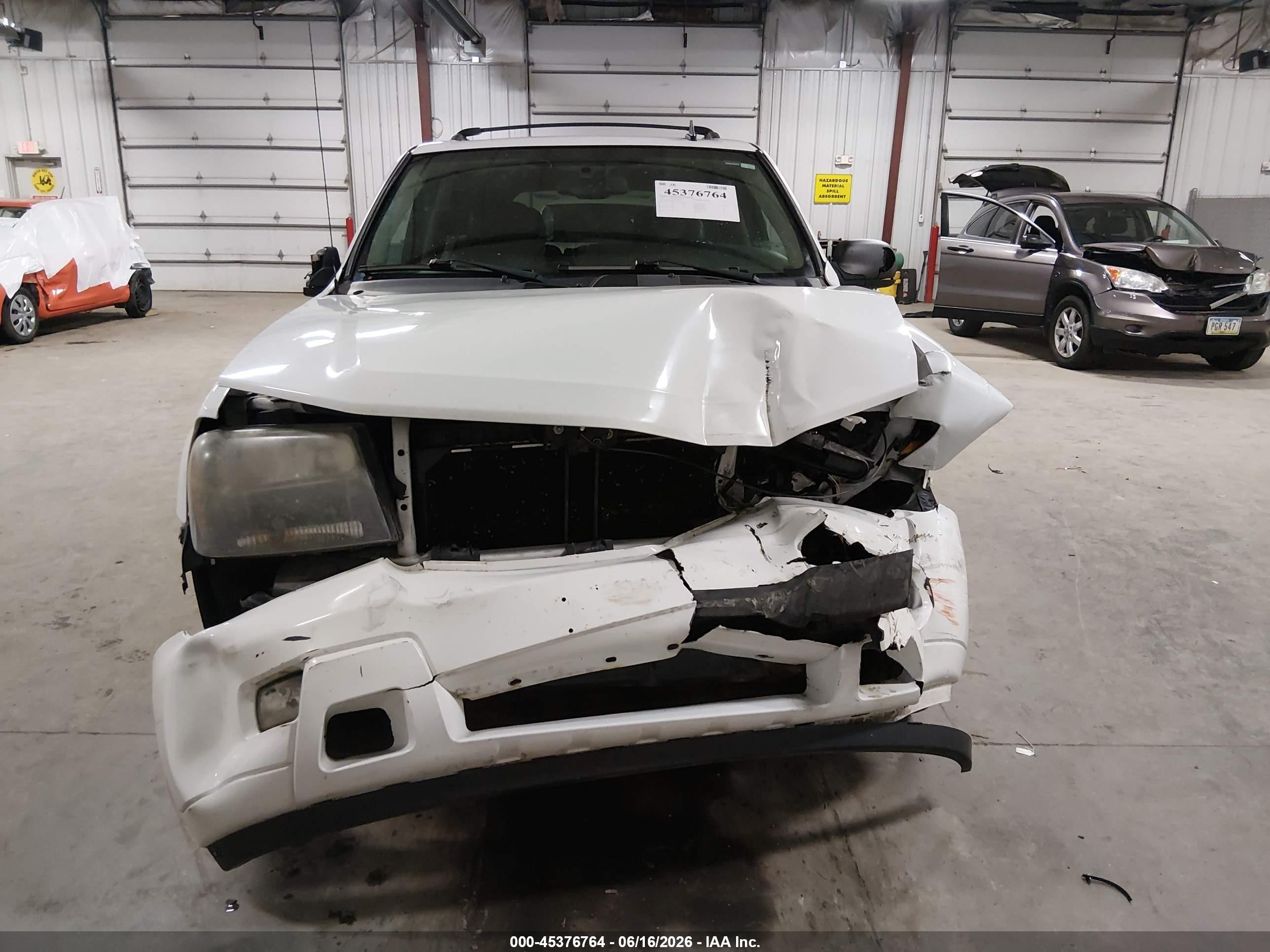 2009 Chevrolet Trailblazer Lt Белый vin: 1GNDT33S292110449