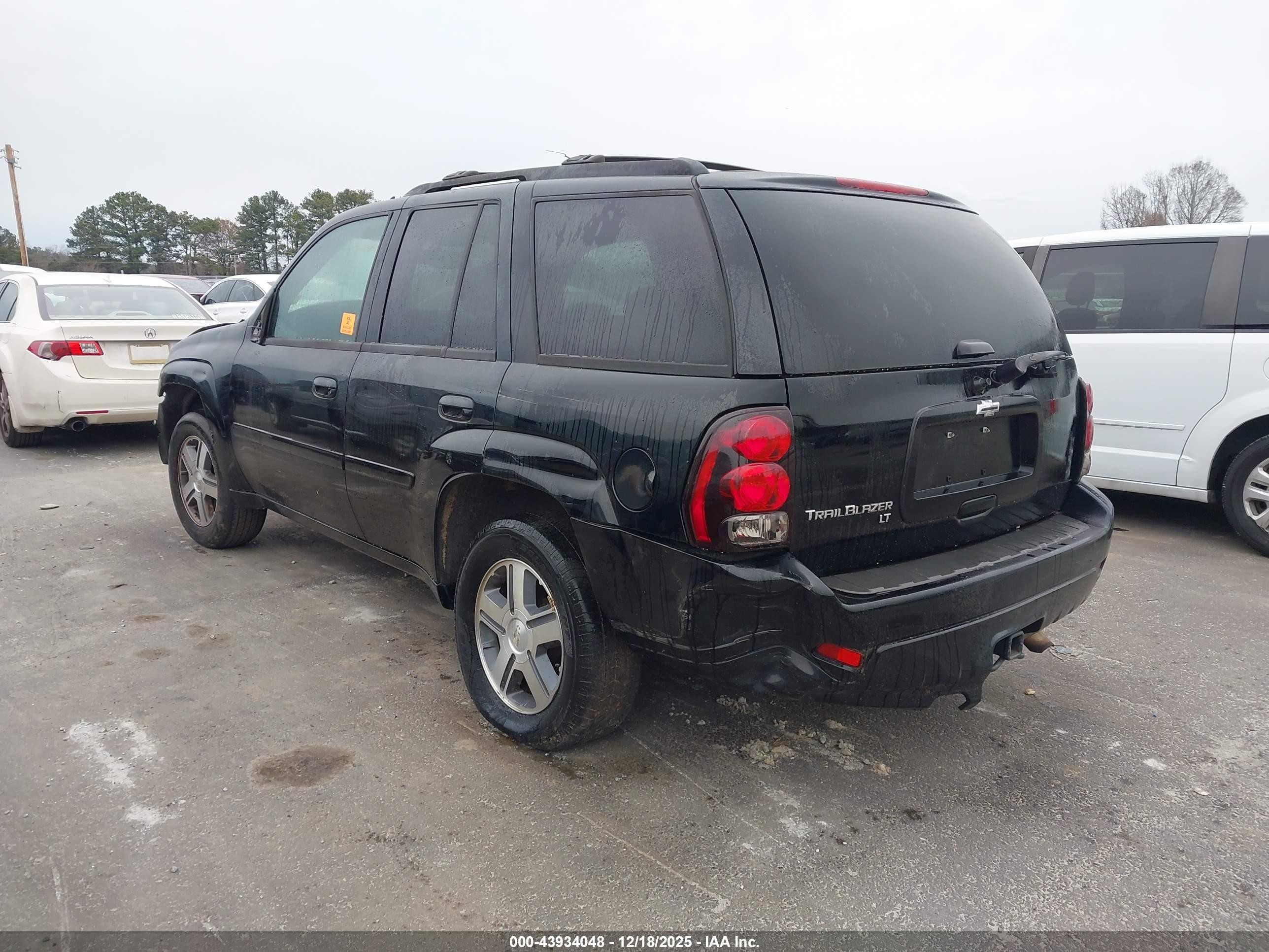 2009 Chevrolet Trailblazer Lt Black vin: 1GNDT33S492116589