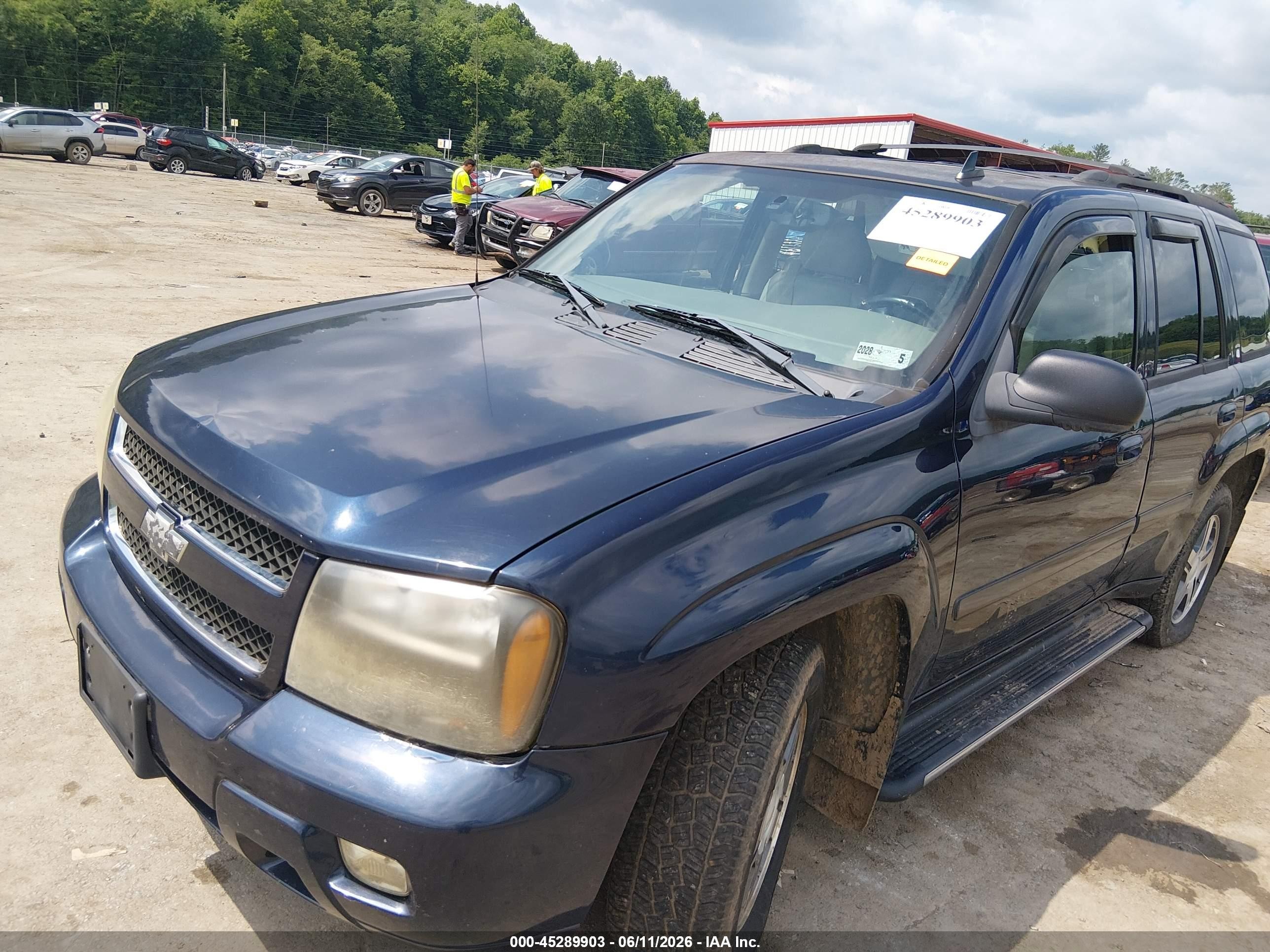 2009 Chevrolet Trailblazer Lt Dark Blue vin: 1GNDT33S492128323