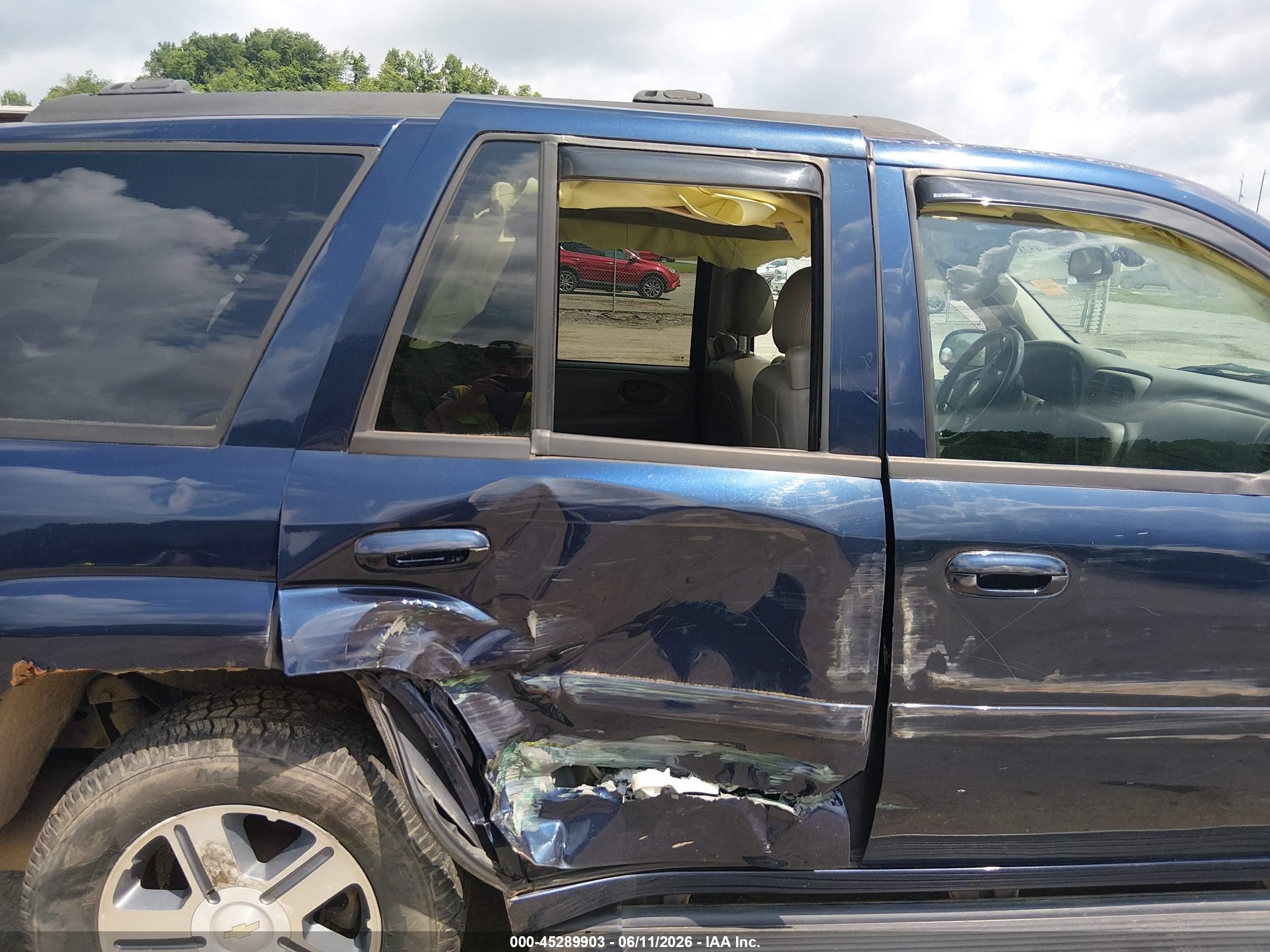 2009 Chevrolet Trailblazer Lt Dark Blue vin: 1GNDT33S492128323