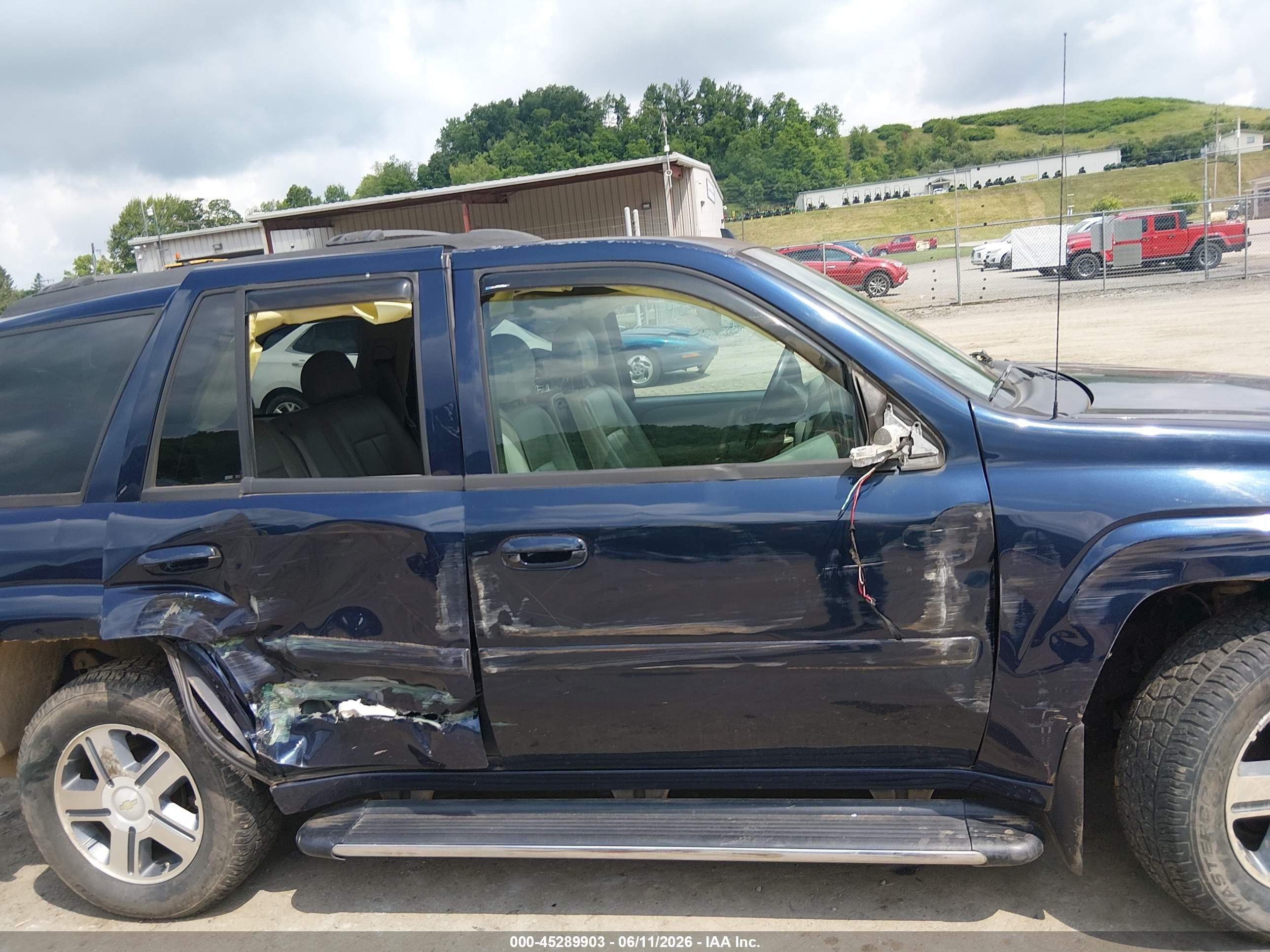 2009 Chevrolet Trailblazer Lt Dark Blue vin: 1GNDT33S492128323