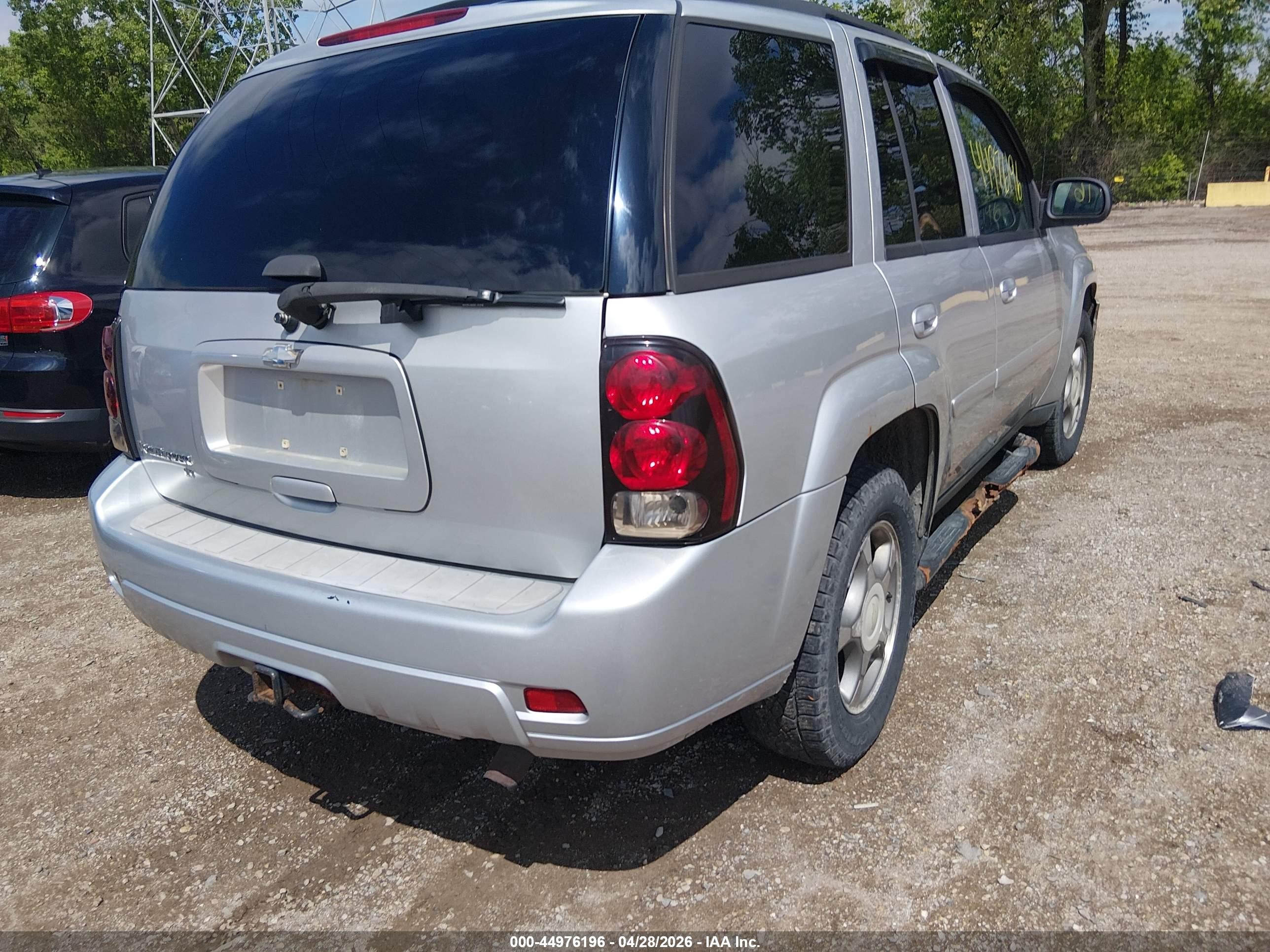 2009 Chevrolet Trailblazer Lt Silver vin: 1GNDT33S692103875