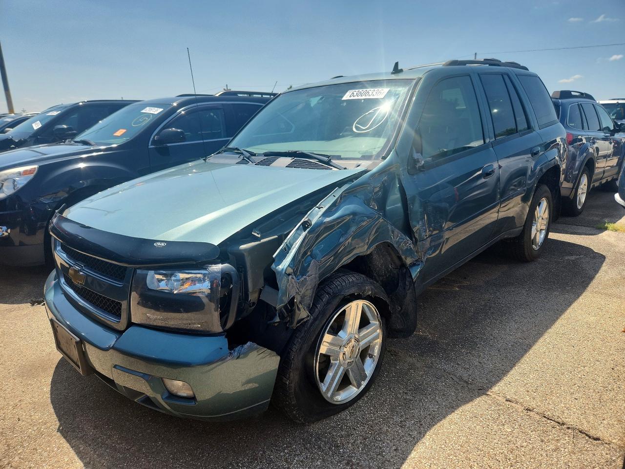 2009 Chevrolet Trailblazer Lt Синий vin: 1GNDT33S792130745