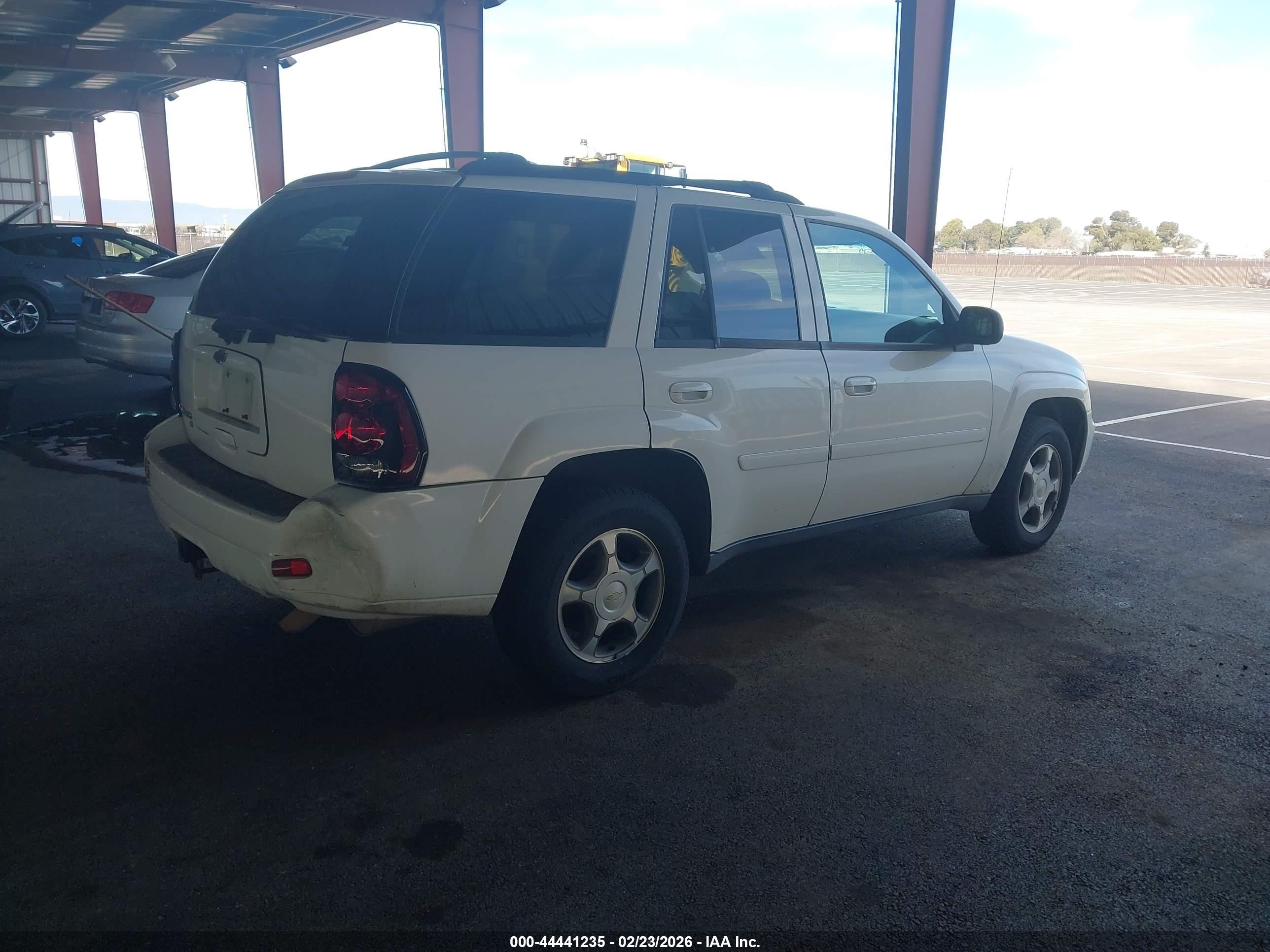 2009 Chevrolet Trailblazer Lt White vin: 1GNDT33S792132883