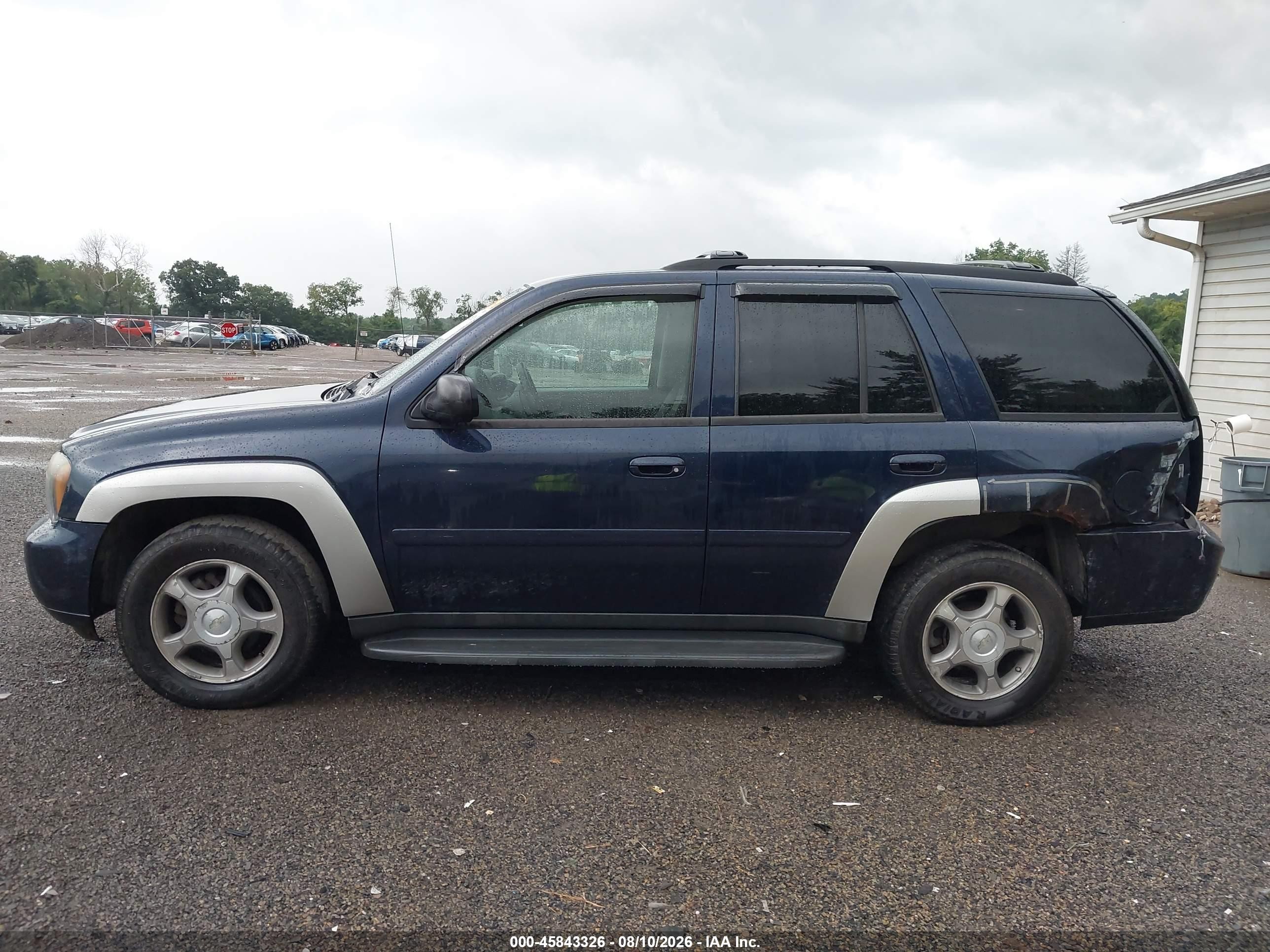 2009 Chevrolet Trailblazer Lt Blue vin: 1GNDT33S992110593