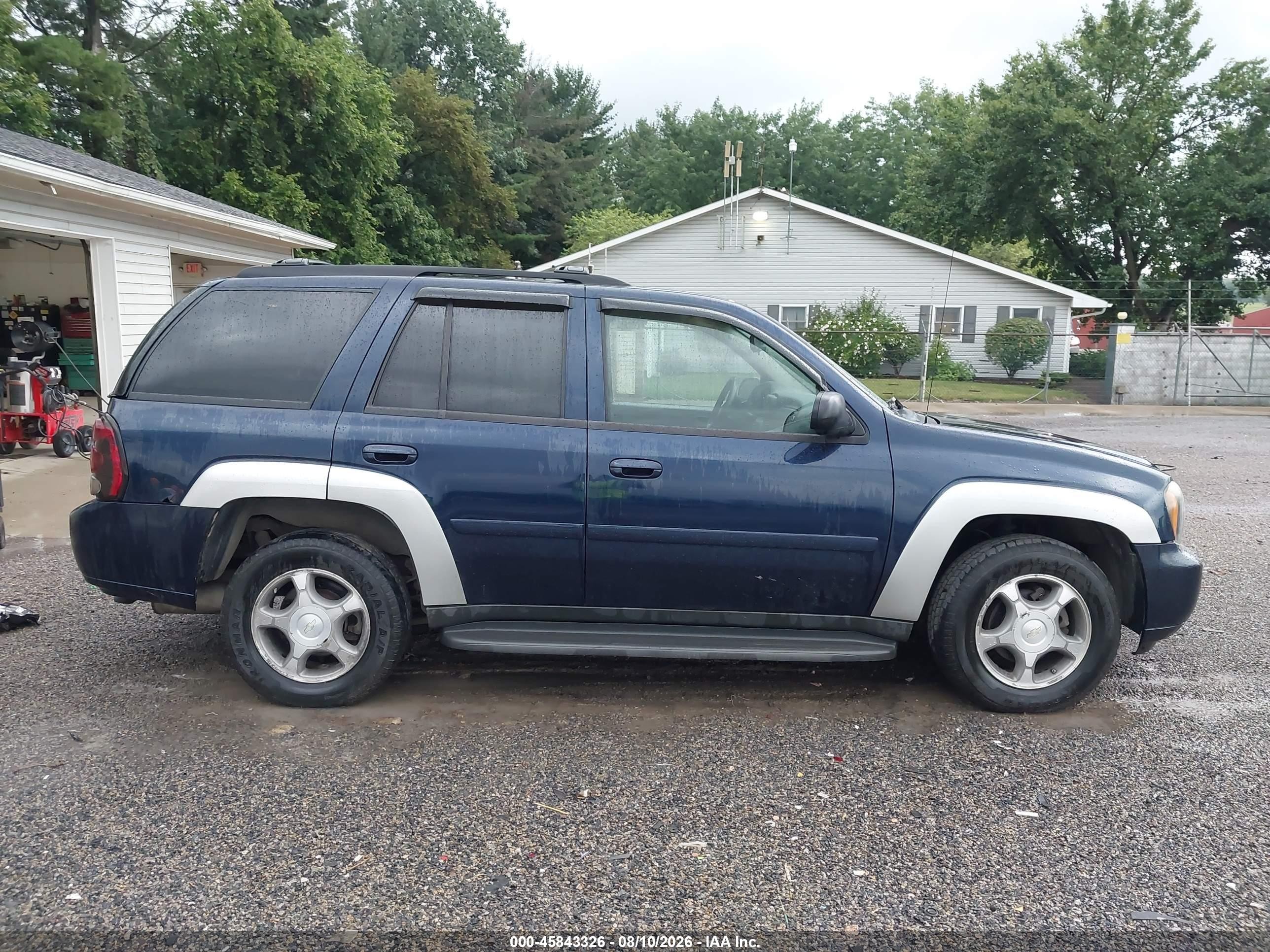 2009 Chevrolet Trailblazer Lt Blue vin: 1GNDT33S992110593