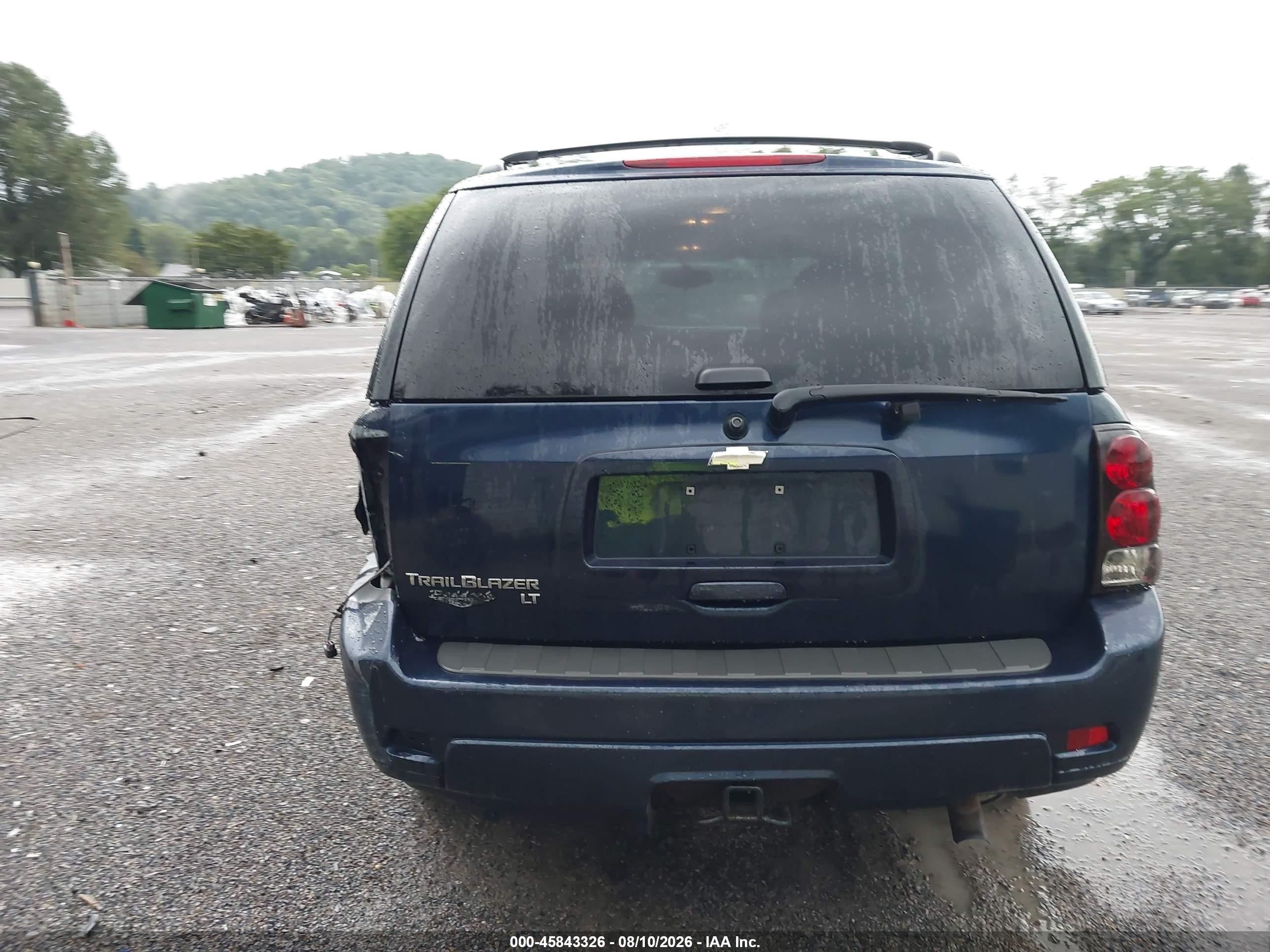 2009 Chevrolet Trailblazer Lt Blue vin: 1GNDT33S992110593