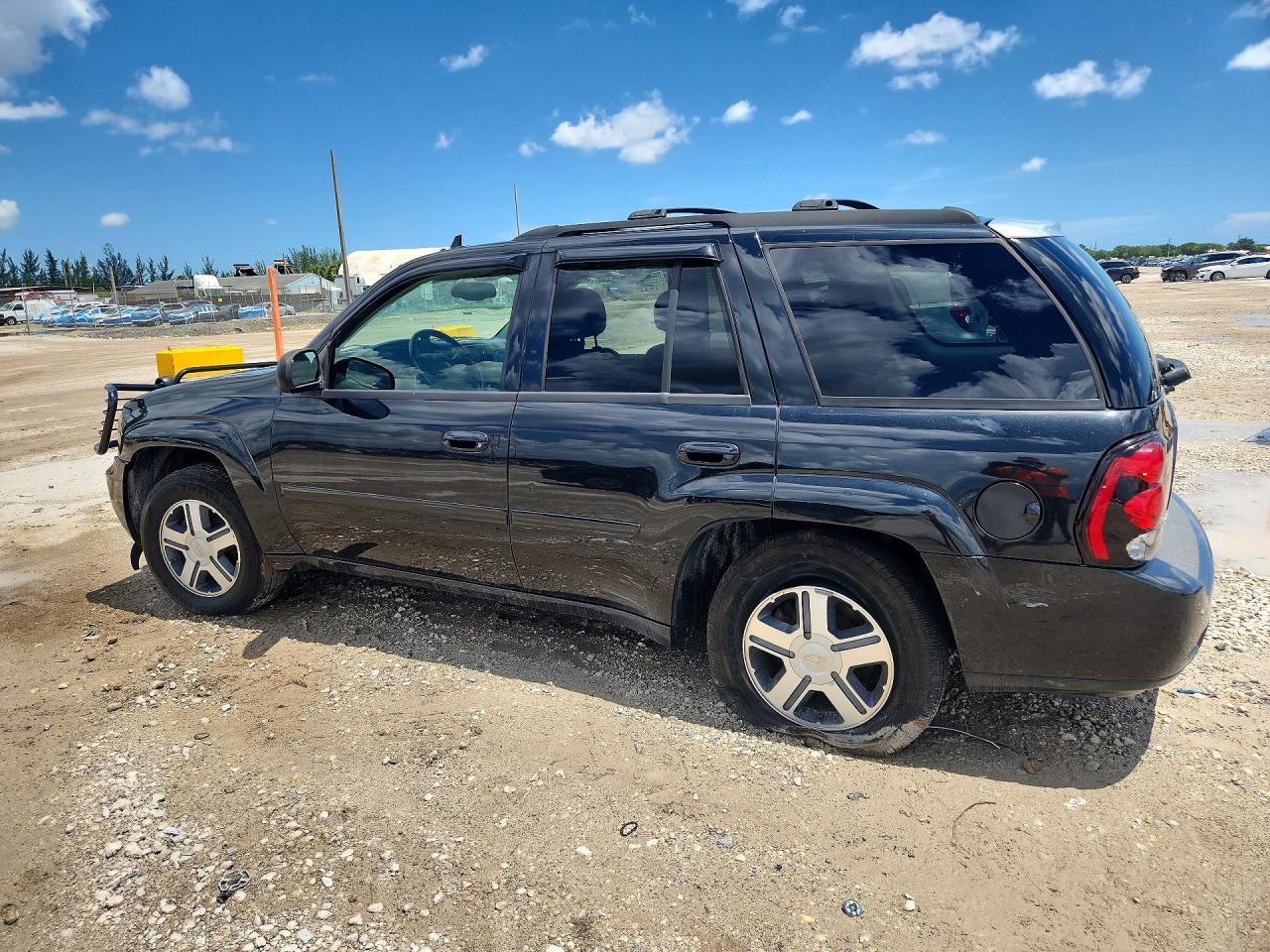2009 Chevrolet Trailblazer Lt Black vin: 1GNDT33SX92106083