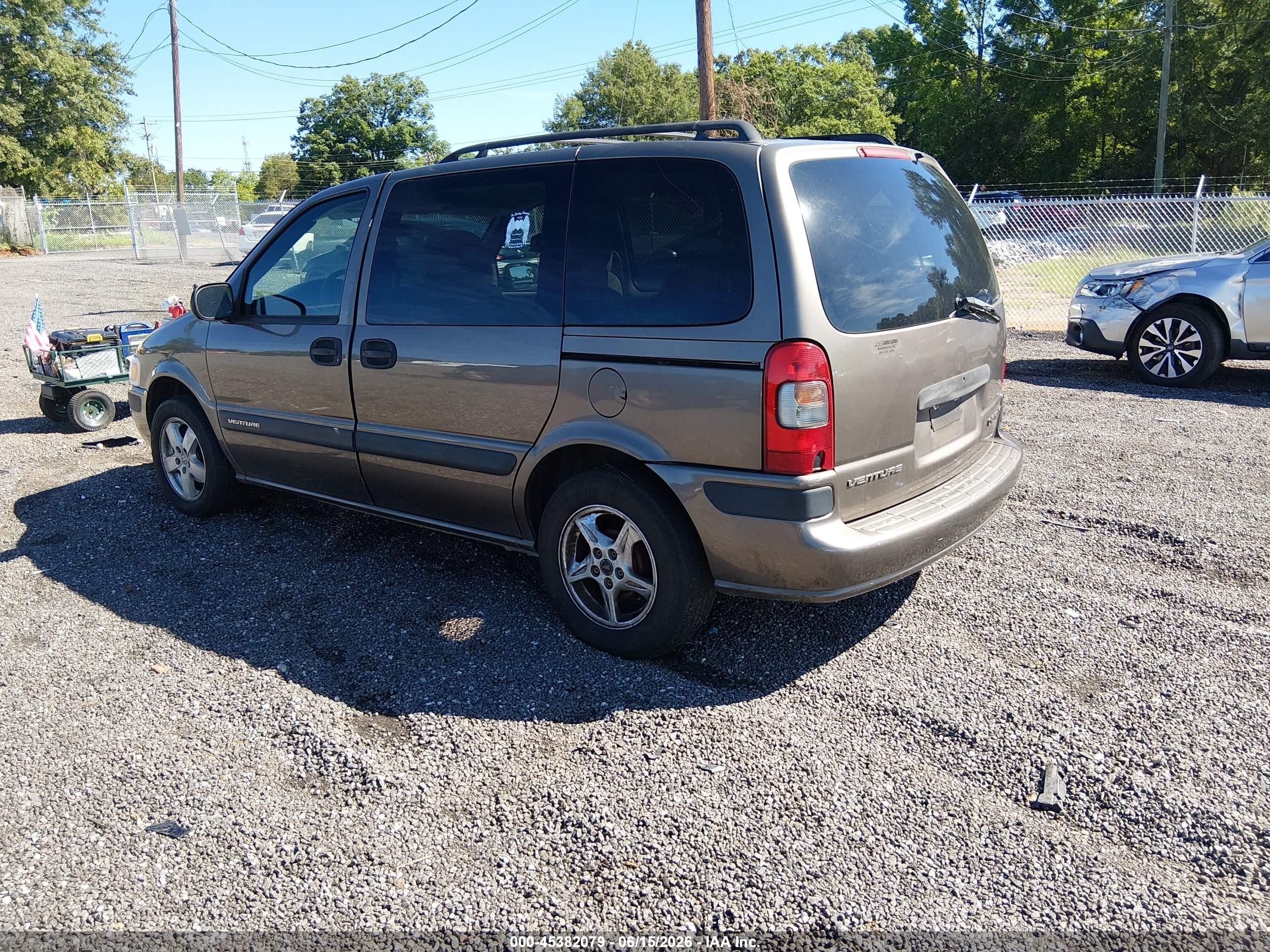 2003 Chevrolet Venture Ls 1sc Pkg Brown vin: 1GNDU03E03D149980