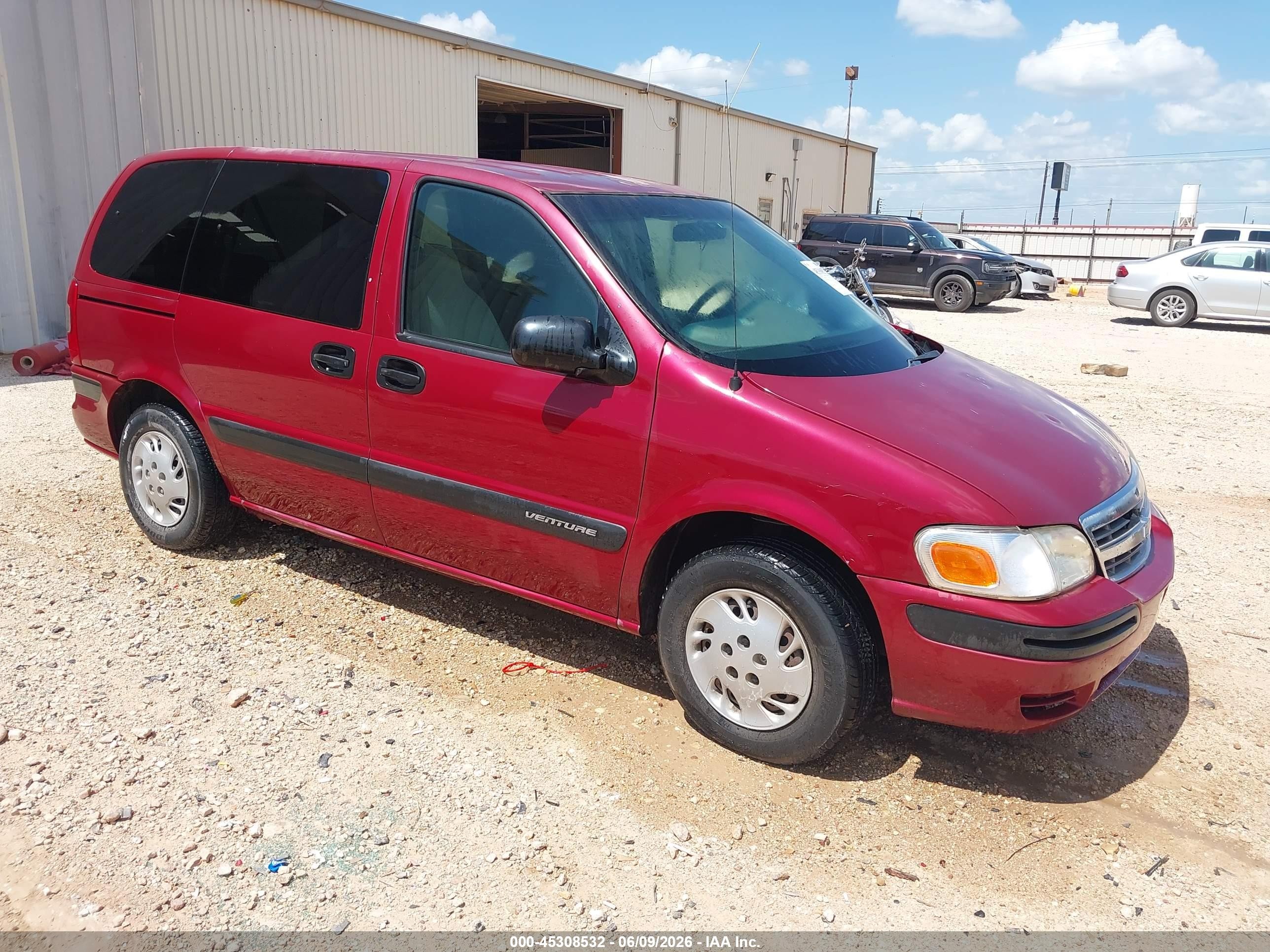 2004 Chevrolet Venture Plus Burgundy vin: 1GNDU03E04D226431