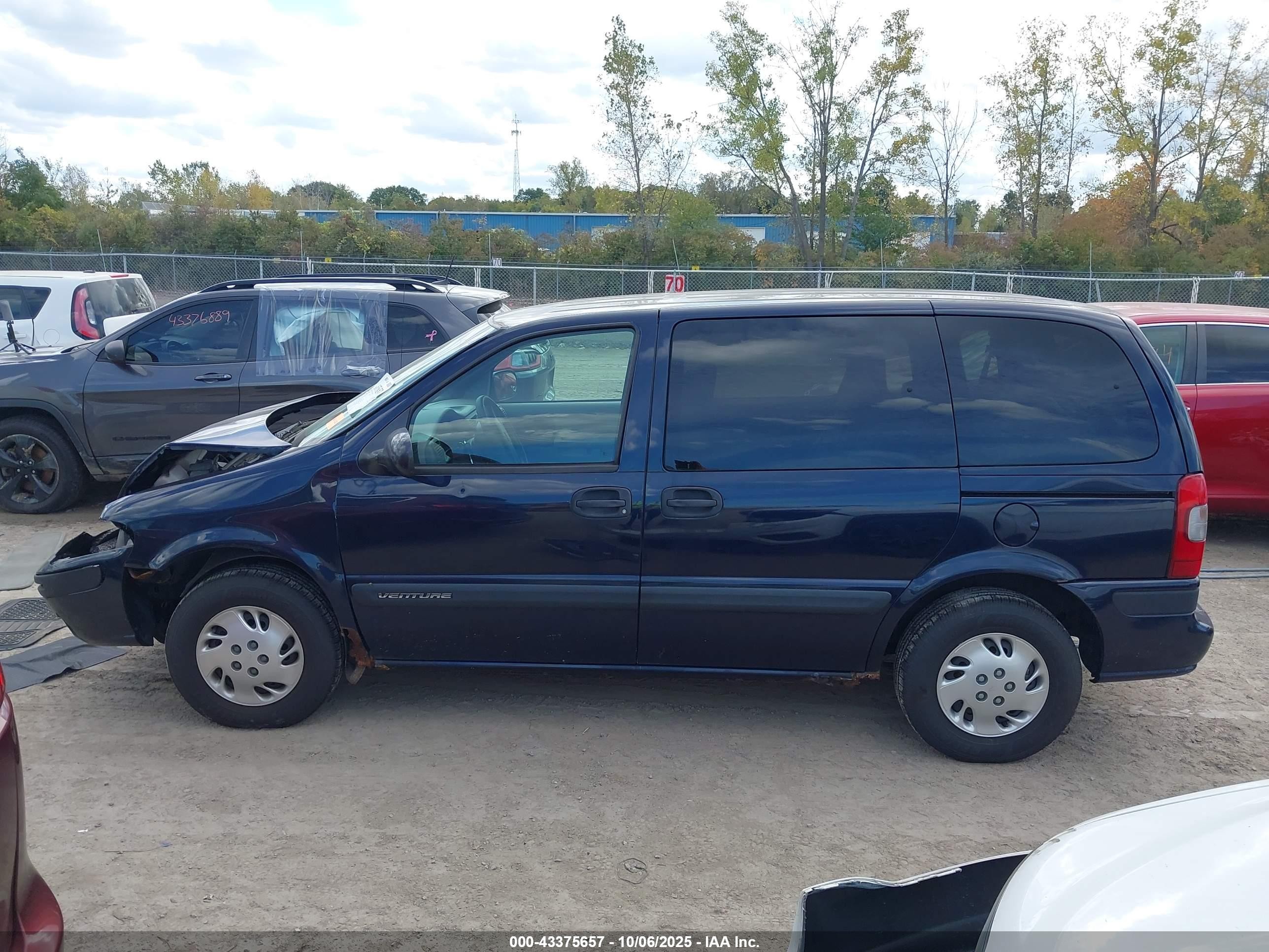 2004 Chevrolet Venture Plus Dark Blue vin: 1GNDU03E34D259407