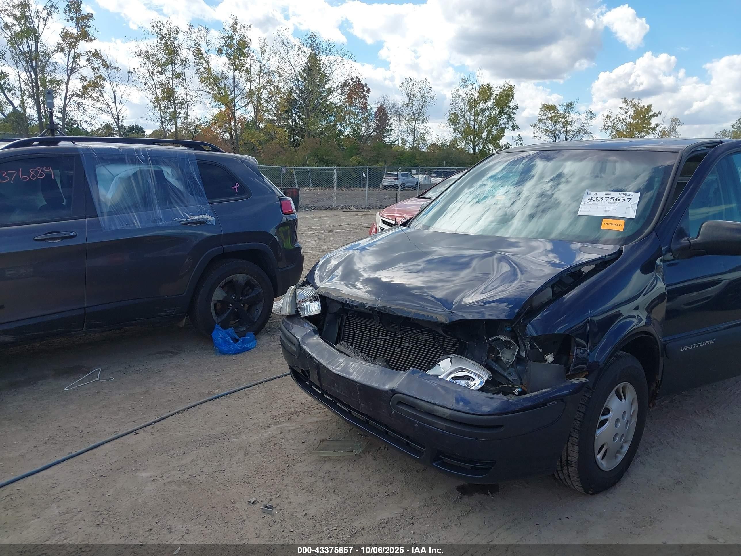 2004 Chevrolet Venture Plus Dark Blue vin: 1GNDU03E34D259407
