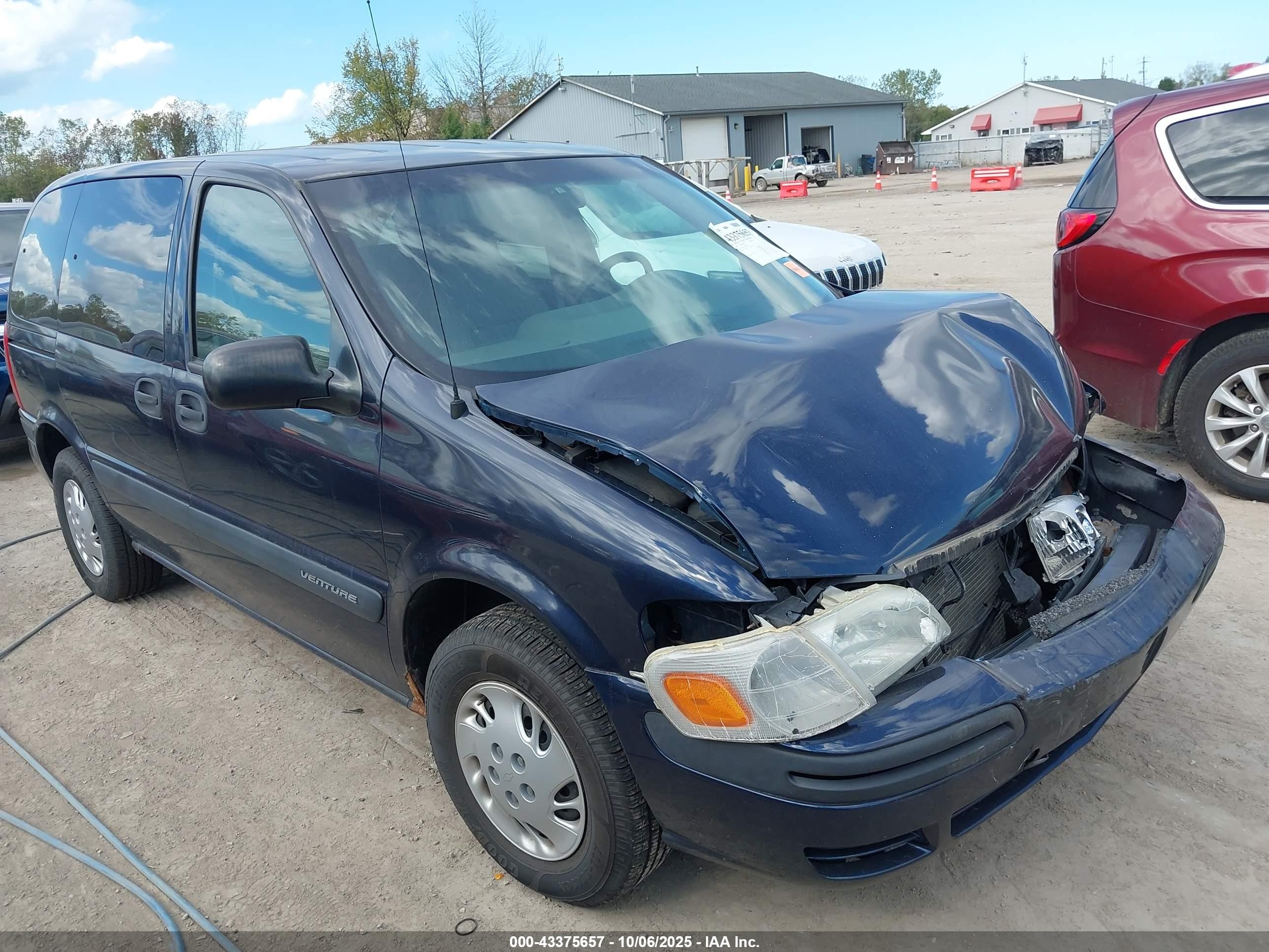 2004 Chevrolet Venture Plus Dark Blue vin: 1GNDU03E34D259407