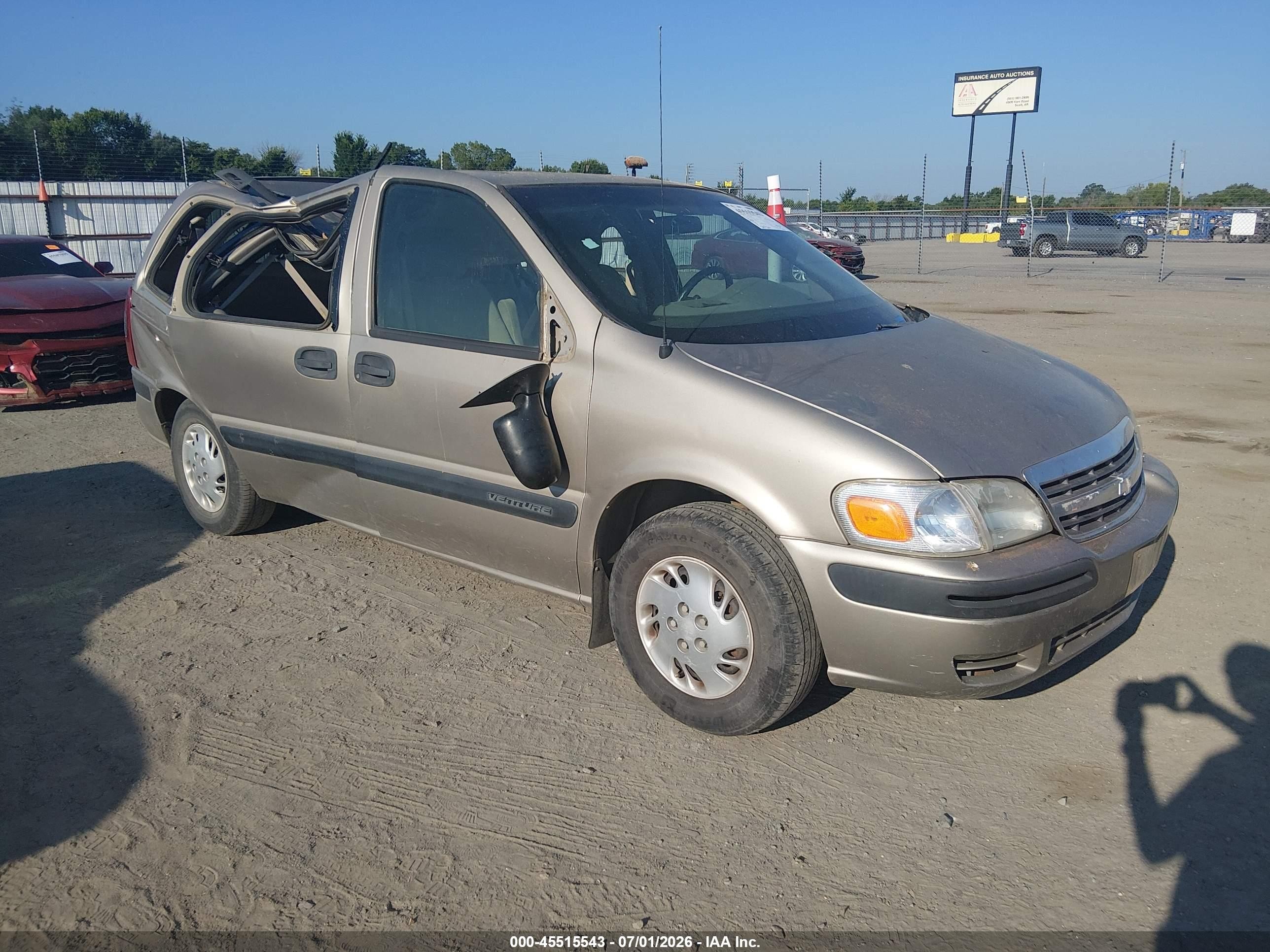 2002 Chevrolet Venture Plus 1sb Pkg Beige vin: 1GNDU03E52D193357