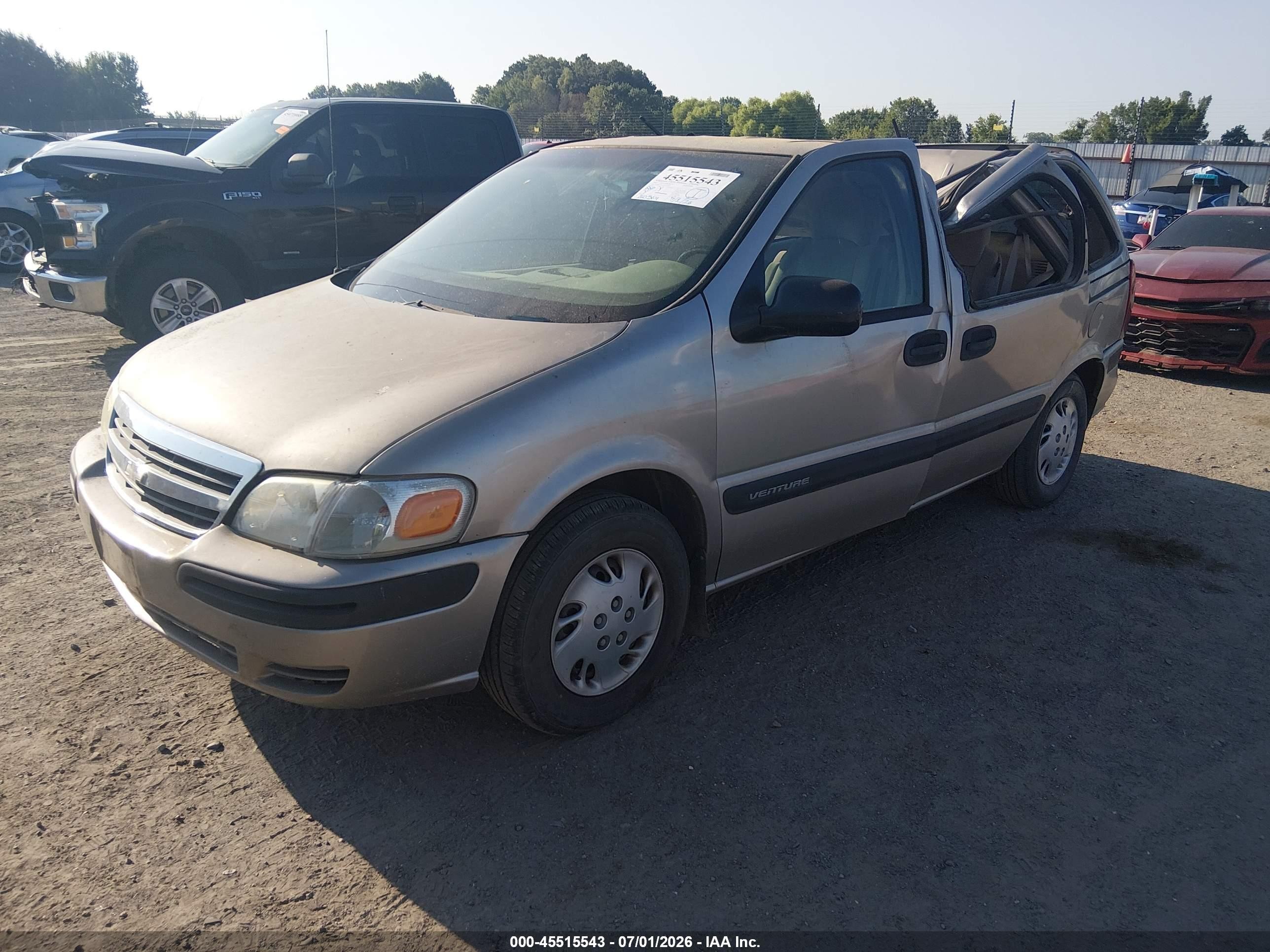 2002 Chevrolet Venture Plus 1sb Pkg Beige vin: 1GNDU03E52D193357