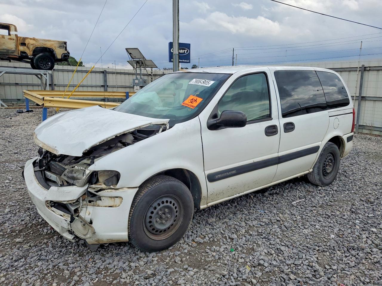 2004 Chevrolet Venture White vin: 1GNDU03E64D252550