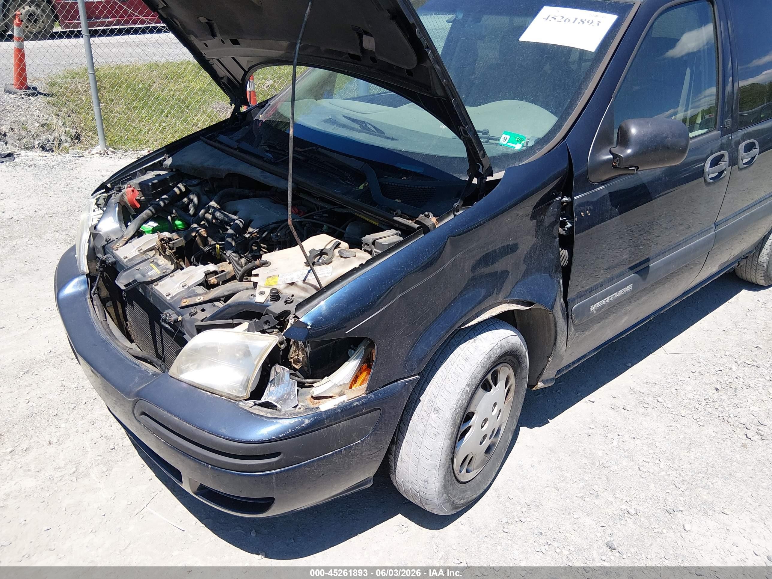 2002 Chevrolet Venture Plus Black vin: 1GNDU03E72D122970