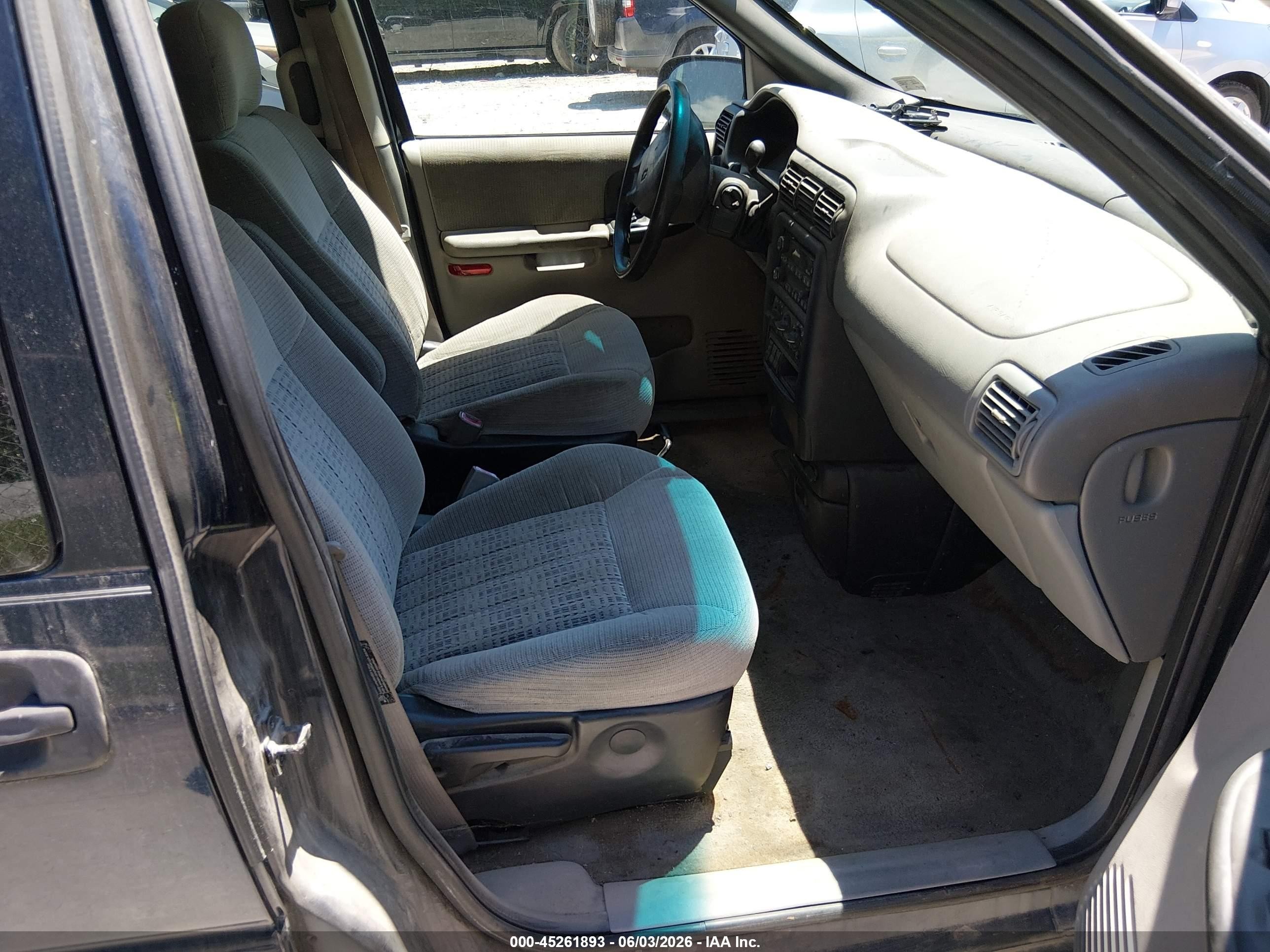 2002 Chevrolet Venture Plus Black vin: 1GNDU03E72D122970