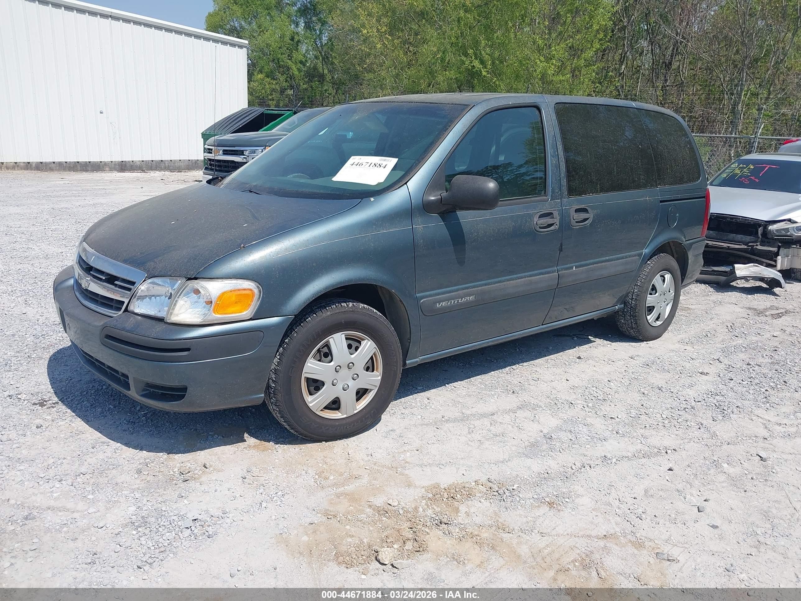 2004 Chevrolet Venture Plus Синий vin: 1GNDU03E84D131583
