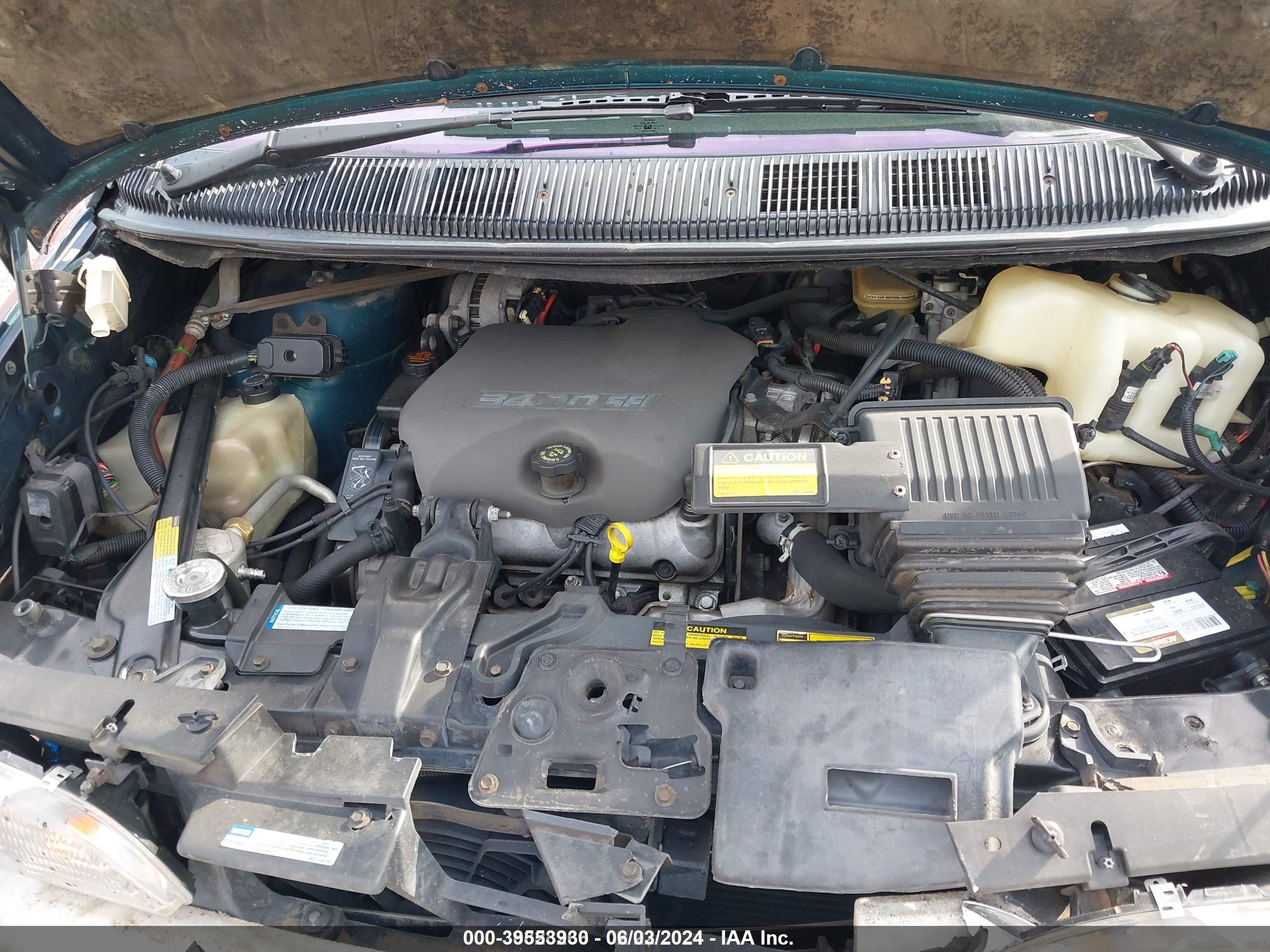 1996 Chevrolet Lumina Apv Green vin: 1GNDU06E6TT100896