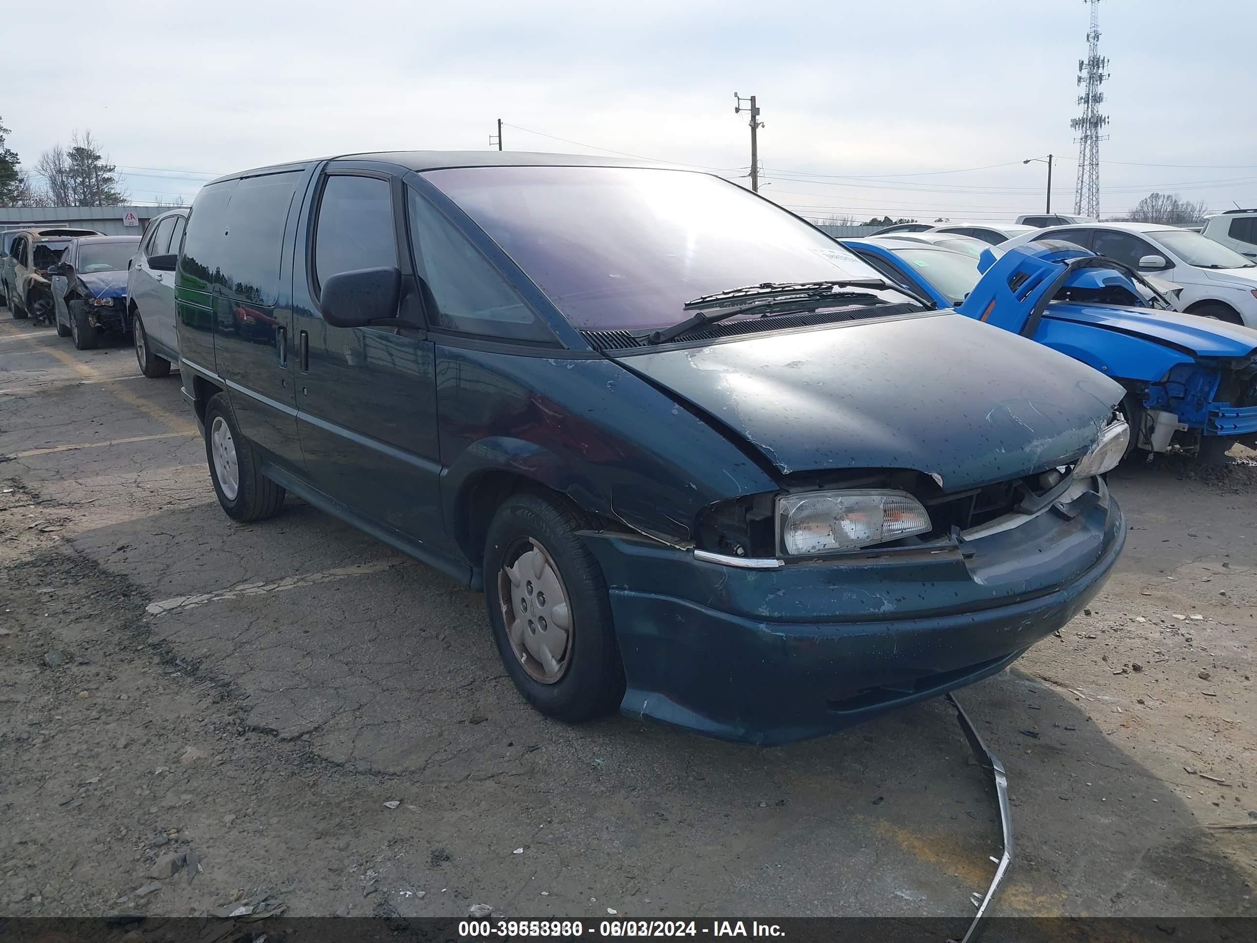 1996 Chevrolet Lumina Apv Green vin: 1GNDU06E6TT100896