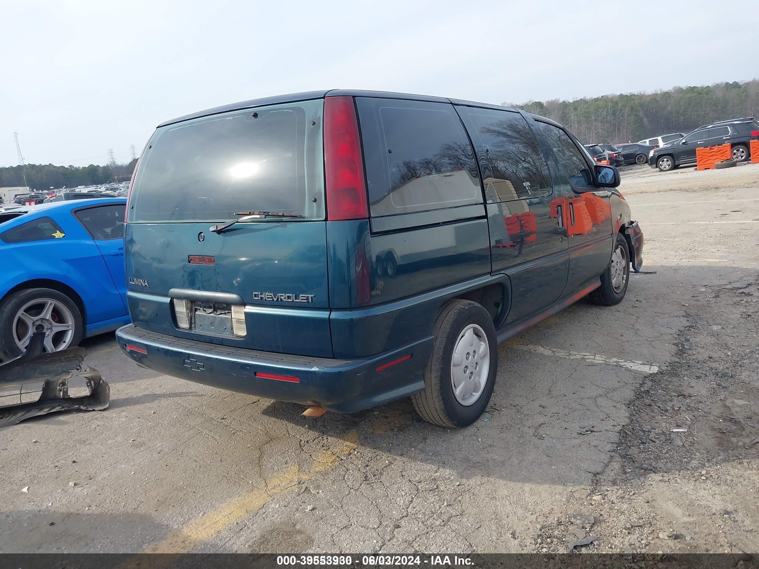 1996 Chevrolet Lumina Apv Green vin: 1GNDU06E6TT100896