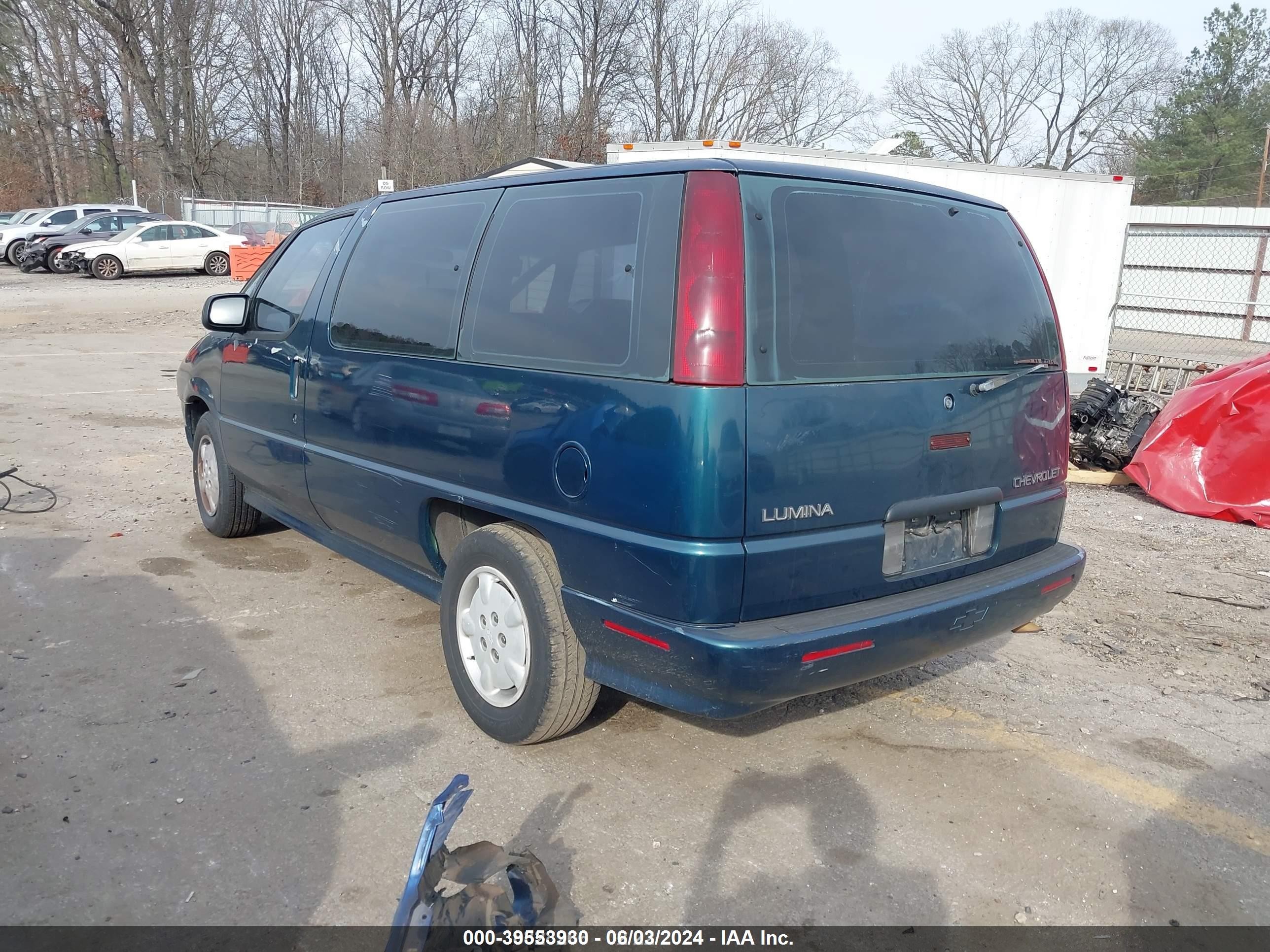 1996 Chevrolet Lumina Apv Green vin: 1GNDU06E6TT100896