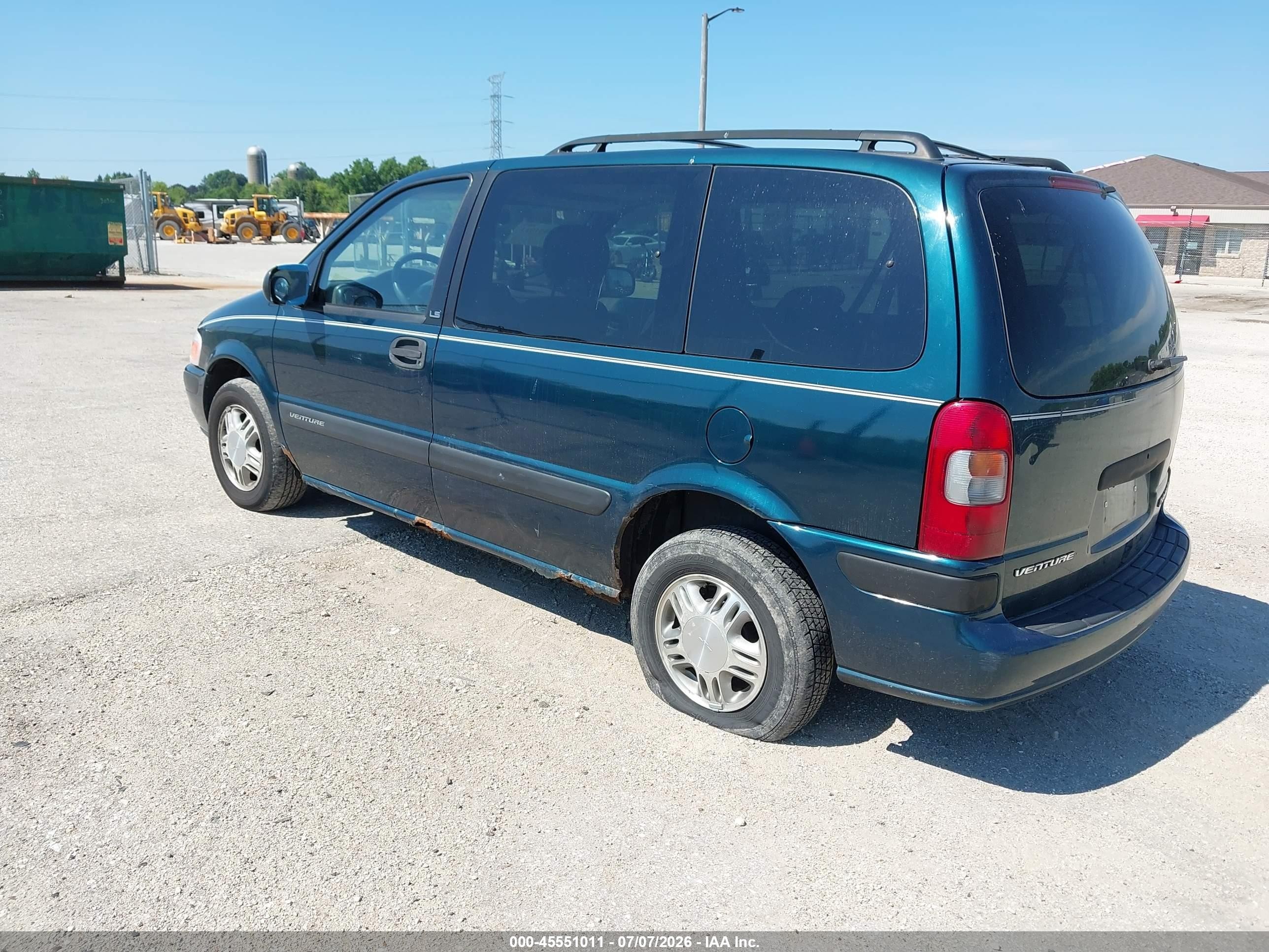 1997 Chevrolet Venture   Green vin: 1GNDU06E9VD170101