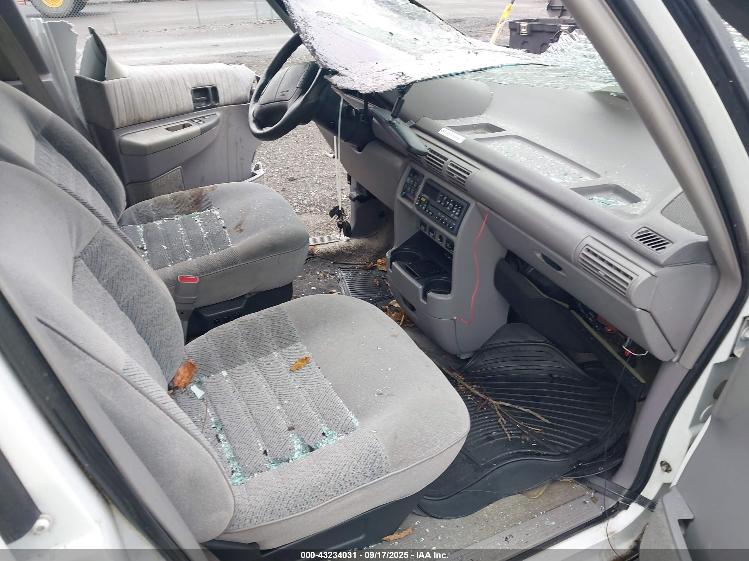 1995 Chevrolet Lumina Apv White vin: 1GNDU06L6ST126489