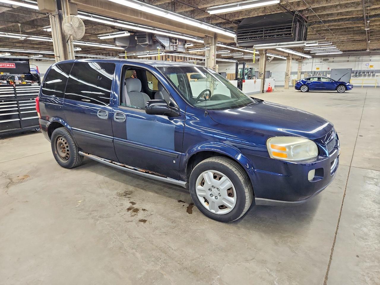 2006 Chevrolet Uplander Ls Blue vin: 1GNDU23L56D132168