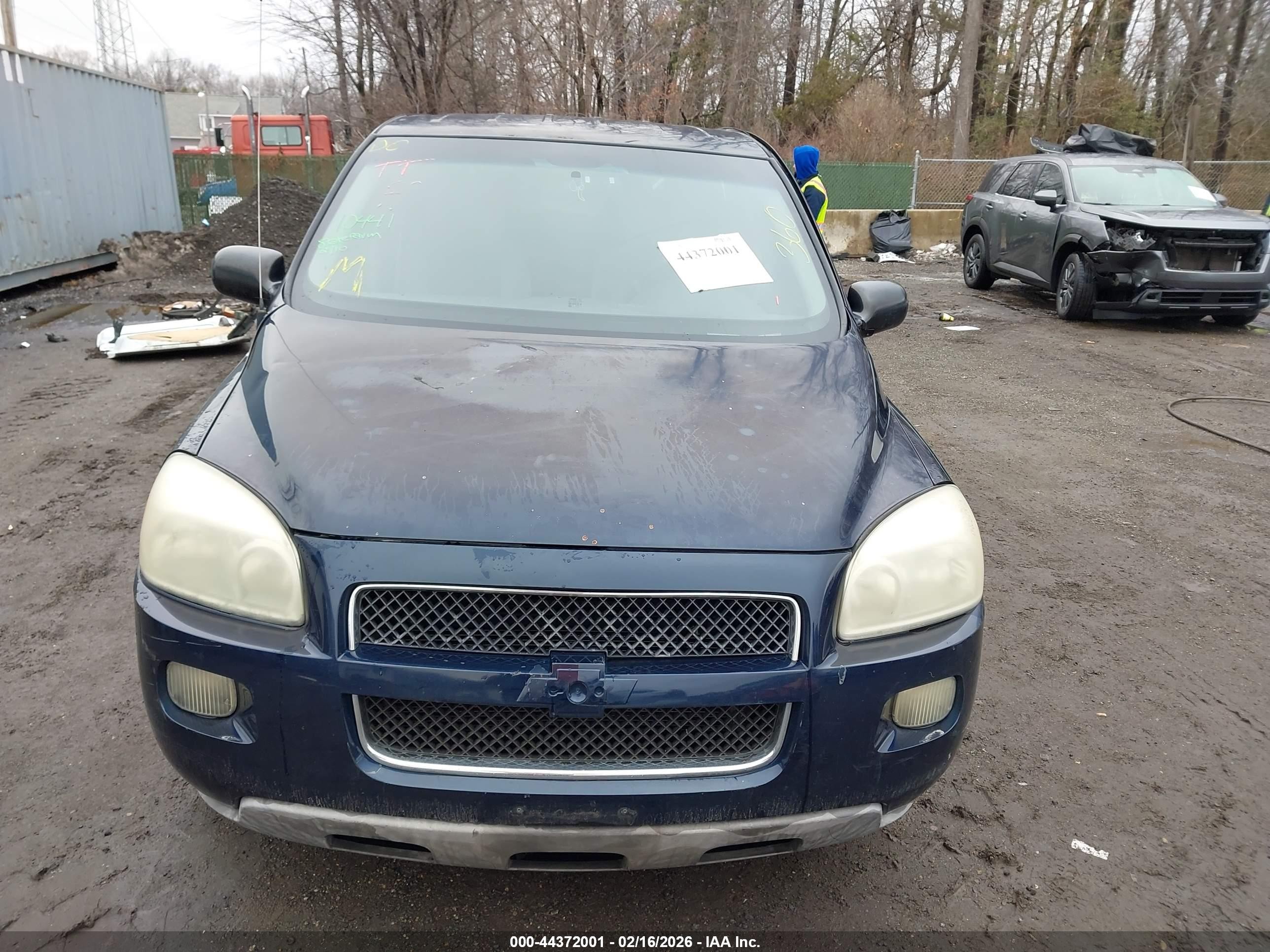 2007 Chevrolet Uplander Ls Синий vin: 1GNDU23W57D185223