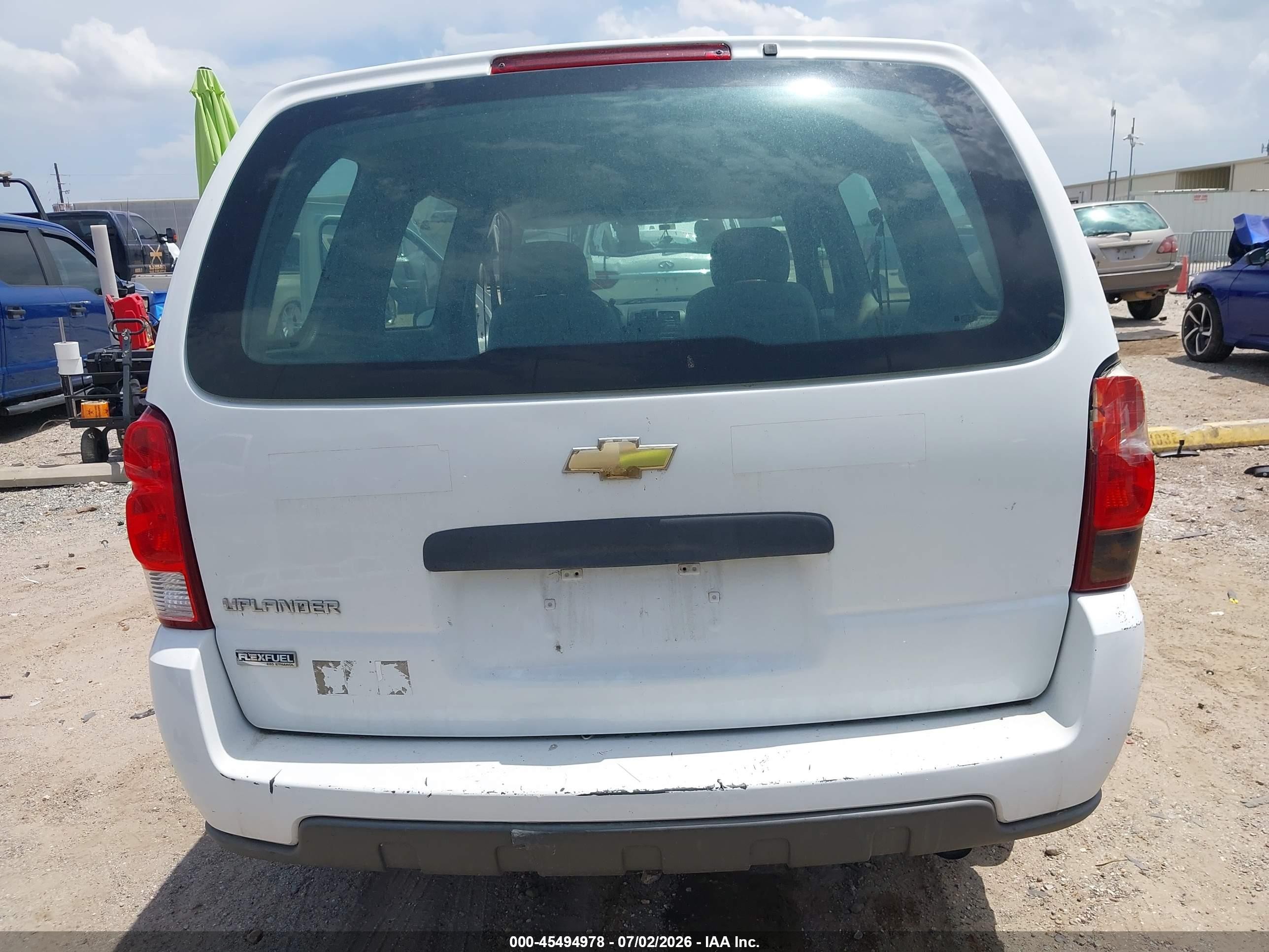 2008 Chevrolet Uplander Cargo White vin: 1GNDV13W78D182560
