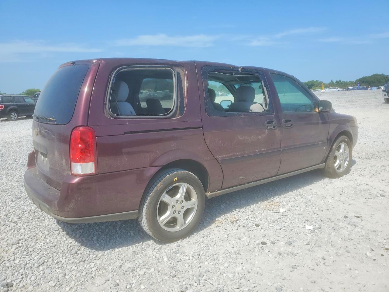 2007 Chevrolet Uplander Ls Maroon vin: 1GNDV23137D214073