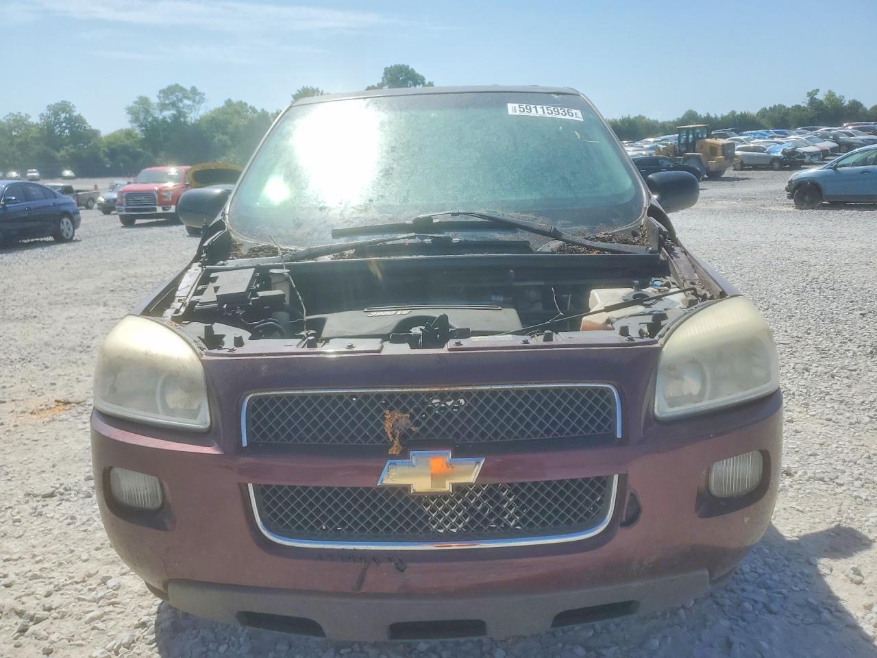 2007 Chevrolet Uplander Ls Maroon vin: 1GNDV23137D214073