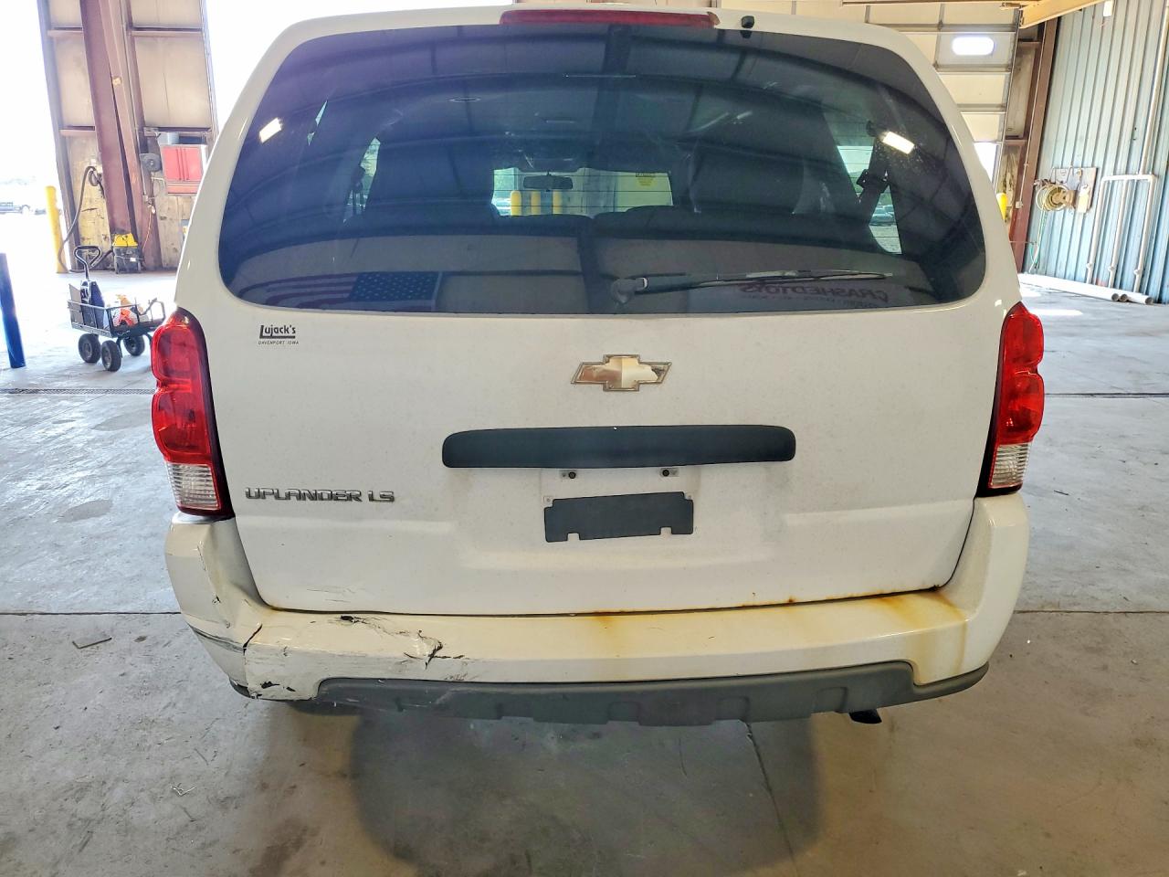2008 Chevrolet Uplander Ls White vin: 1GNDV23148D205187