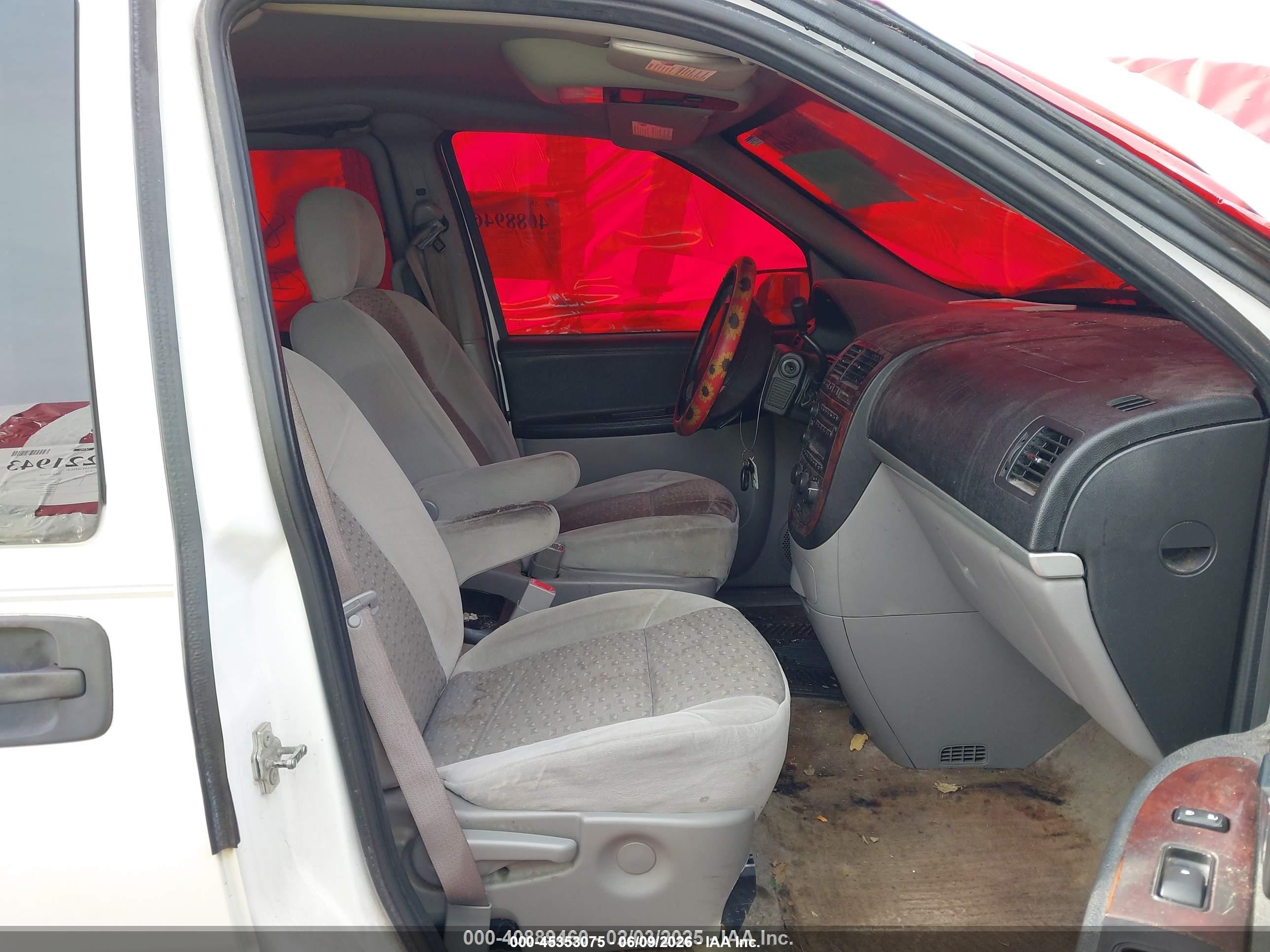 2008 Chevrolet Uplander Ls White vin: 1GNDV23158D206963