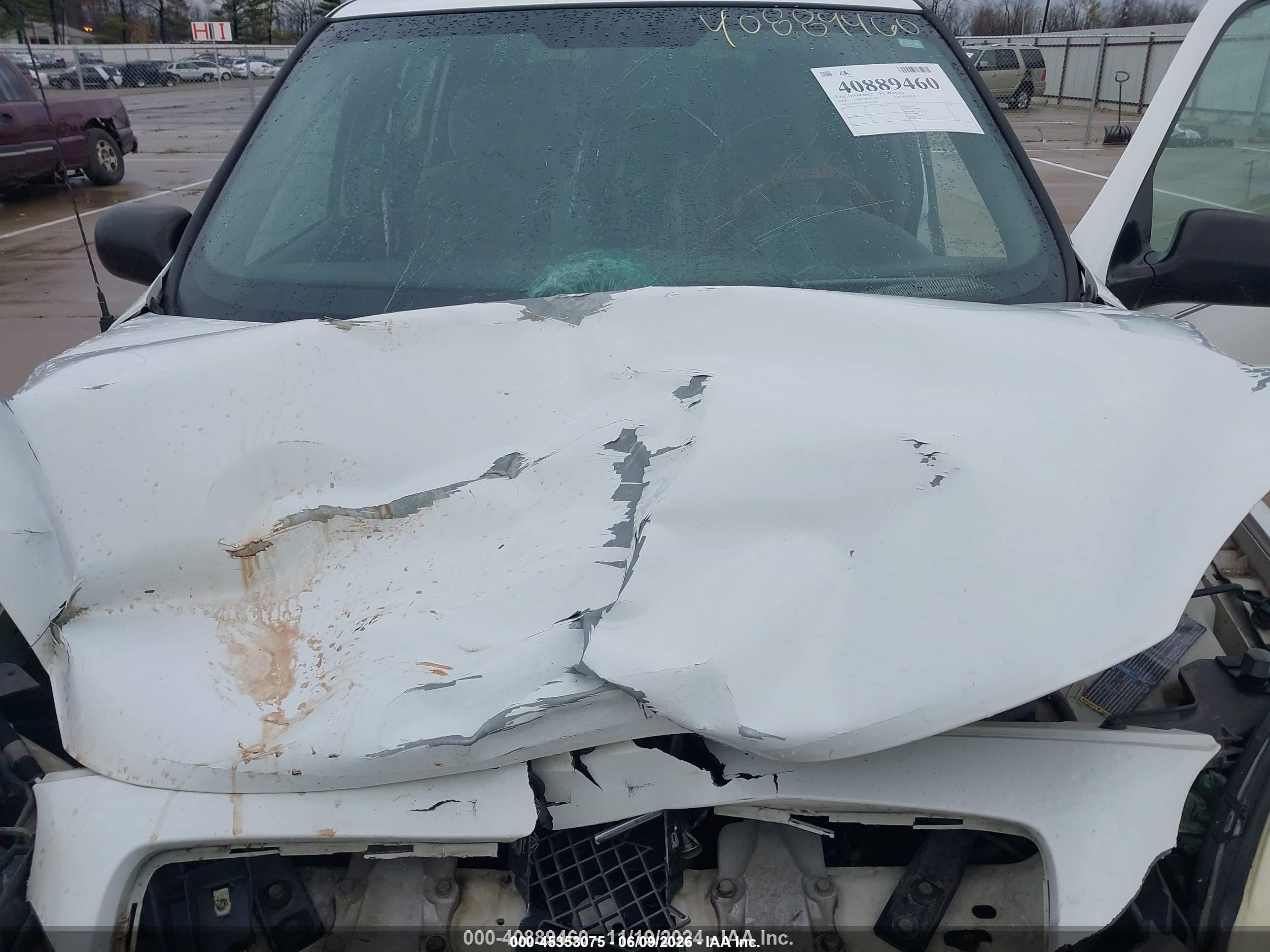 2008 Chevrolet Uplander Ls White vin: 1GNDV23158D206963