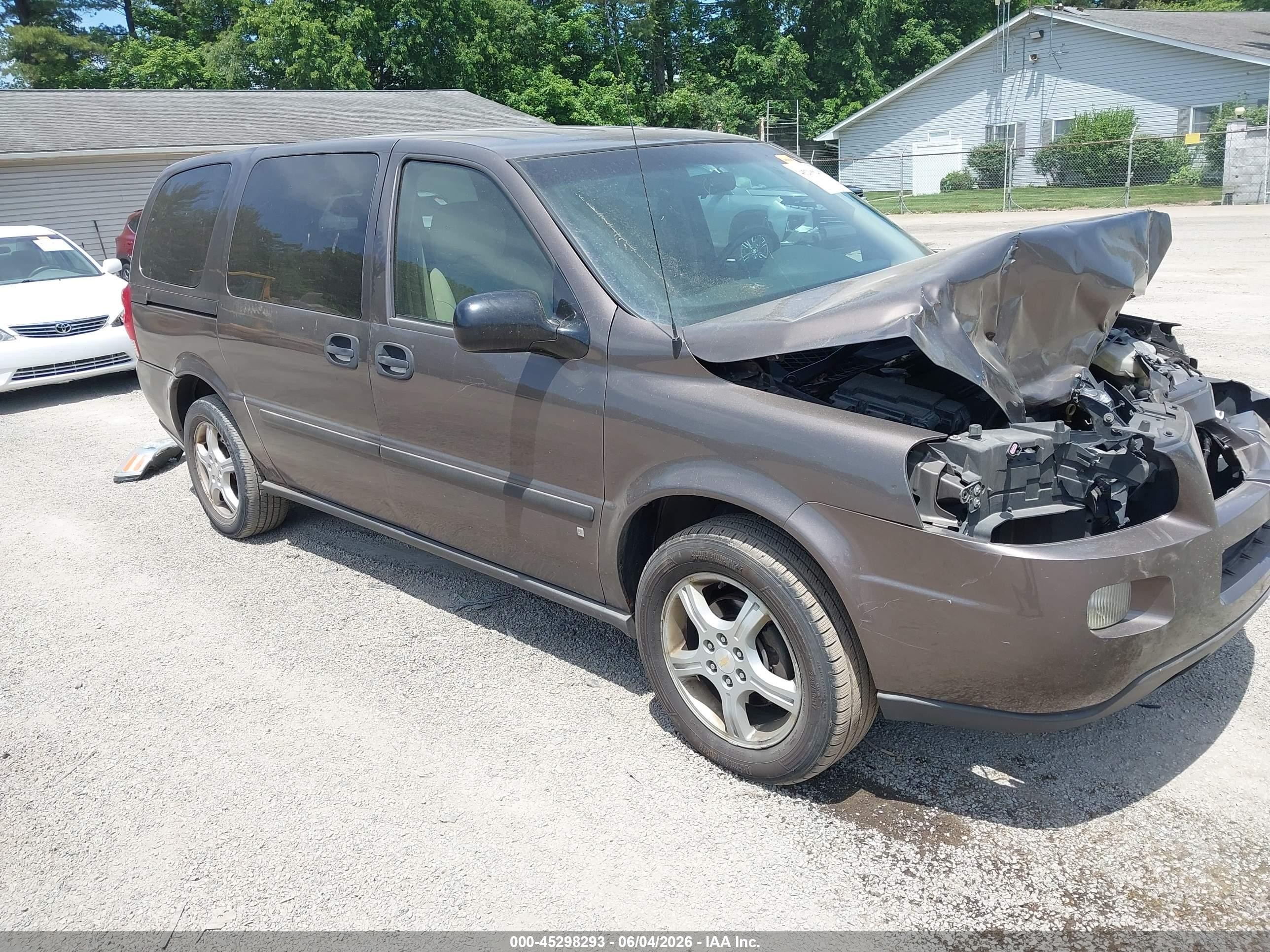 2008 Chevrolet Uplander Ls Gray vin: 1GNDV23168D126216