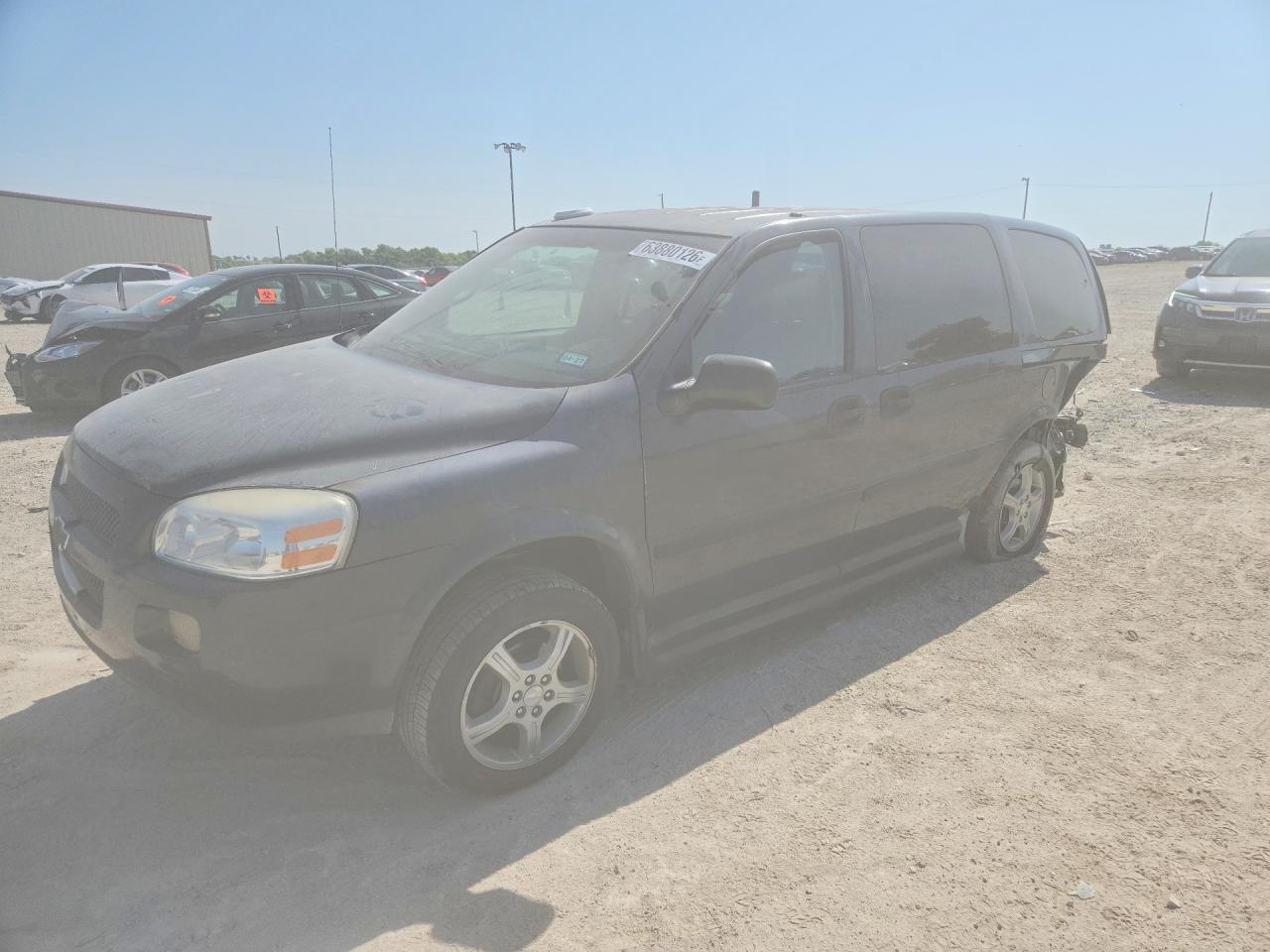 2008 Chevrolet Uplander Ls Black vin: 1GNDV23188D210800