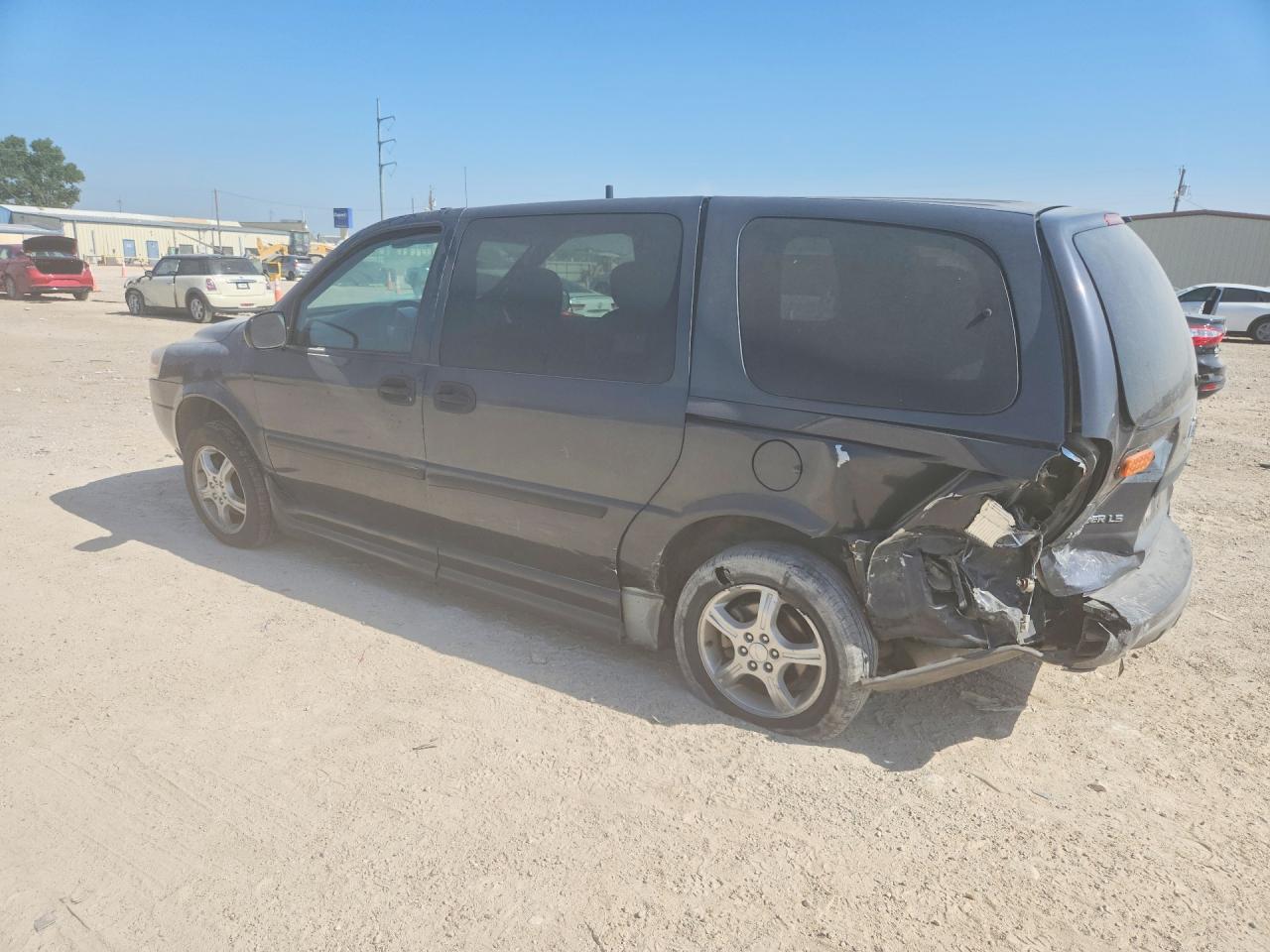 2008 Chevrolet Uplander Ls Black vin: 1GNDV23188D210800