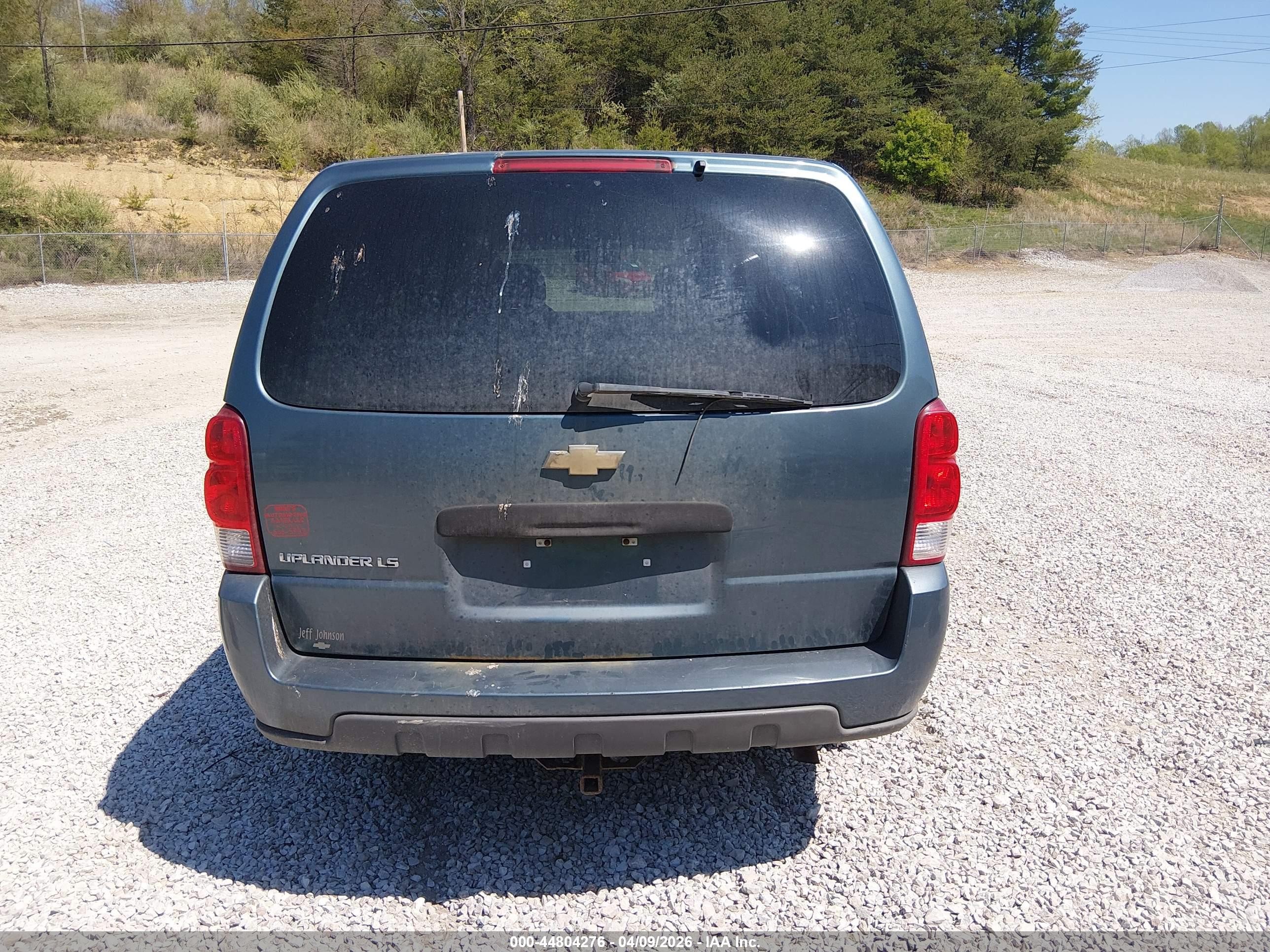 2007 Chevrolet Uplander Ls Черный vin: 1GNDV23197D121719